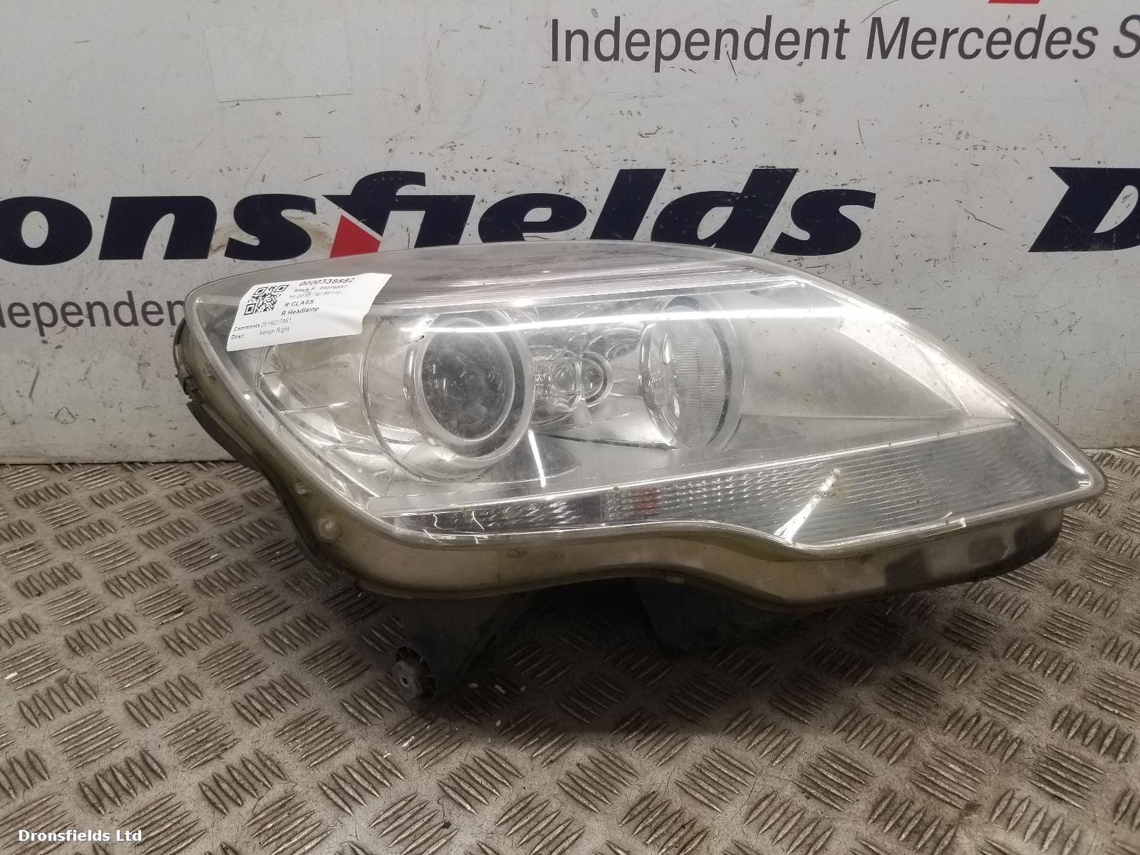 View Auto part R Headlamp Mercedes R Class 2012