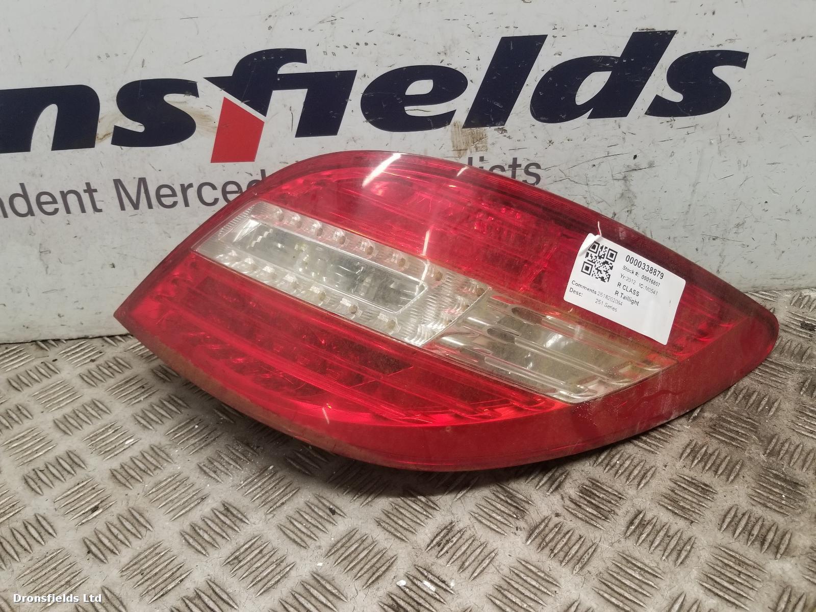 View Auto part R Taillight Mercedes R Class 2012