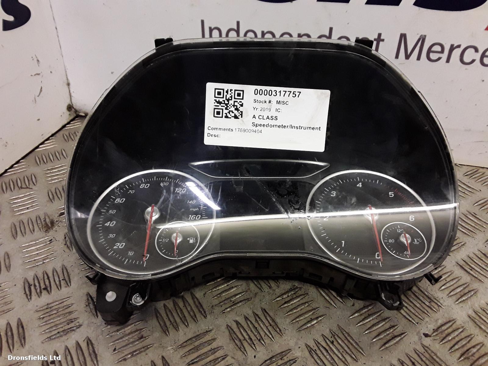 View Auto part Speedometer Mercedes A Class 2019