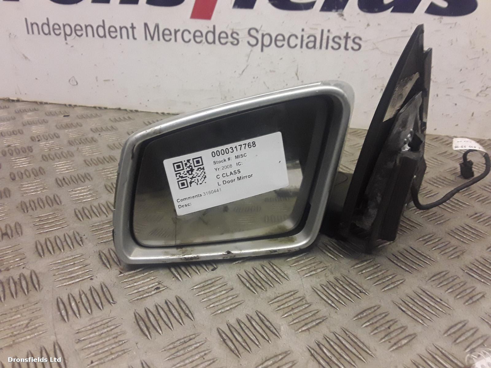 View Auto part L Door Mirror Mercedes C Class 2008
