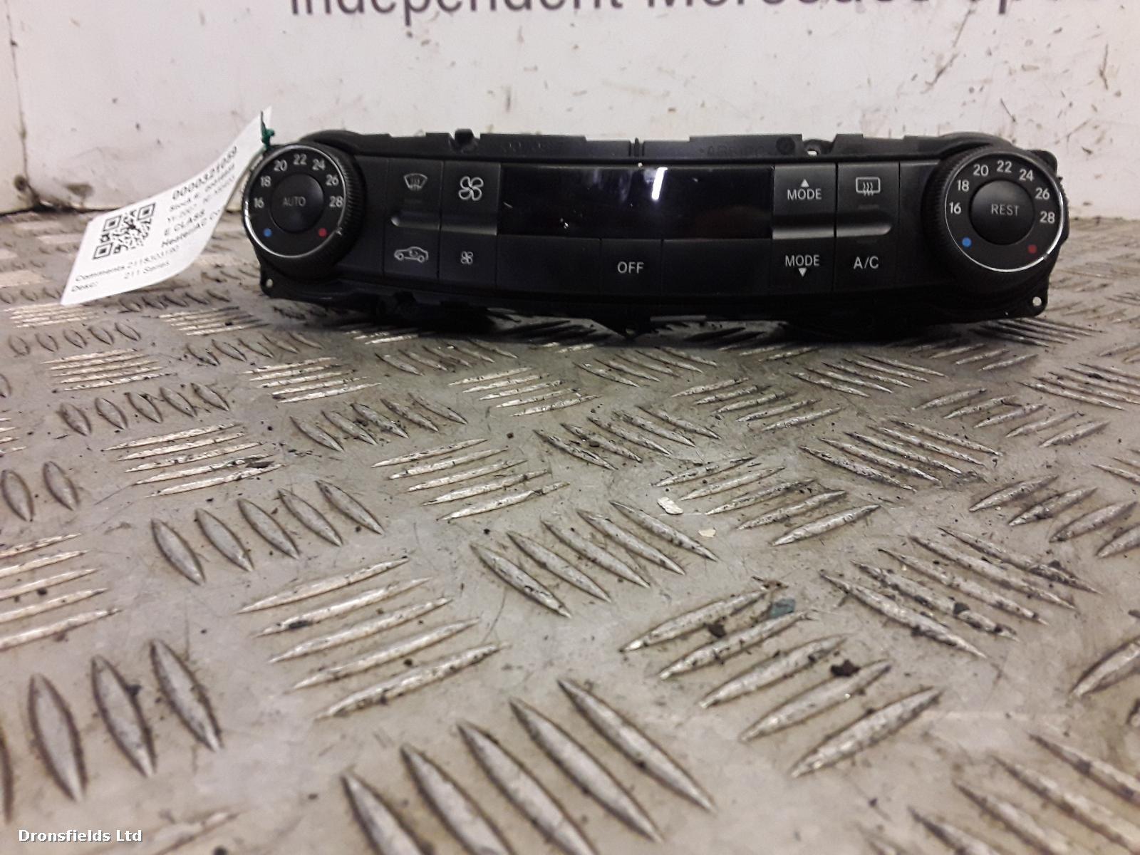 View Auto part Heater/AC Controller Mercedes E Class 2007