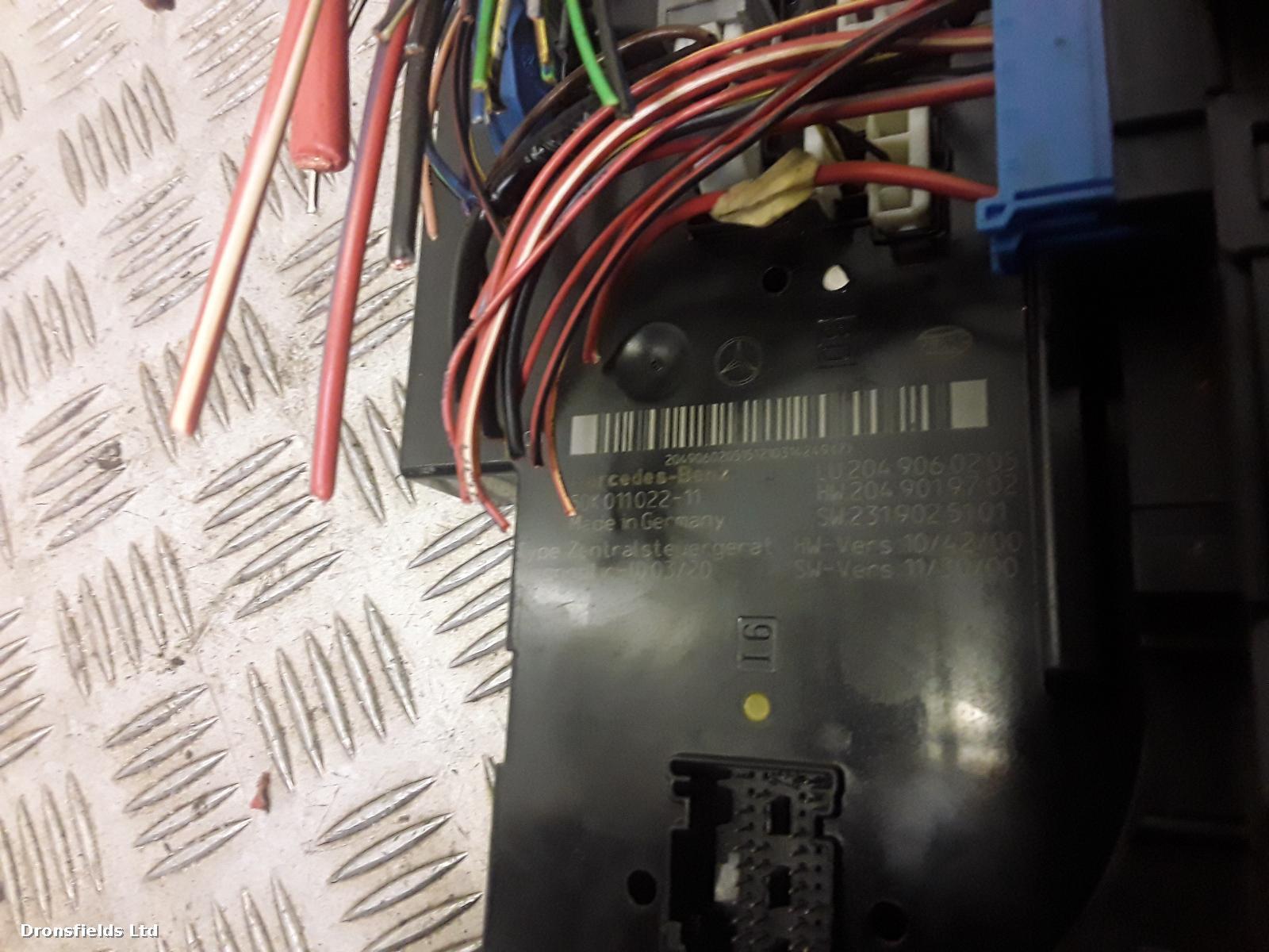 View Auto part Fuse Box Mercedes C Class 2012