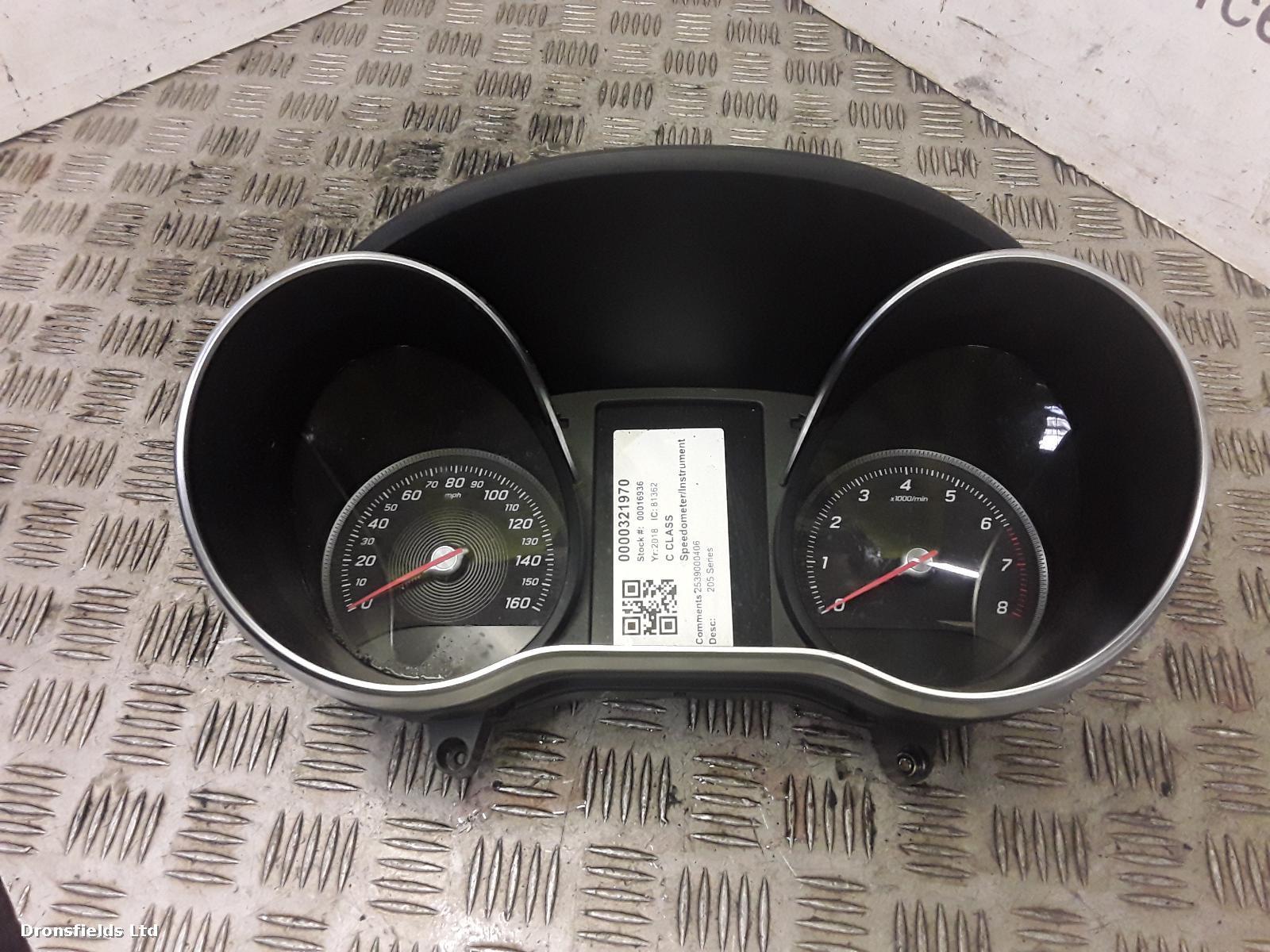 View Auto part Speedometer Mercedes C Class 2018