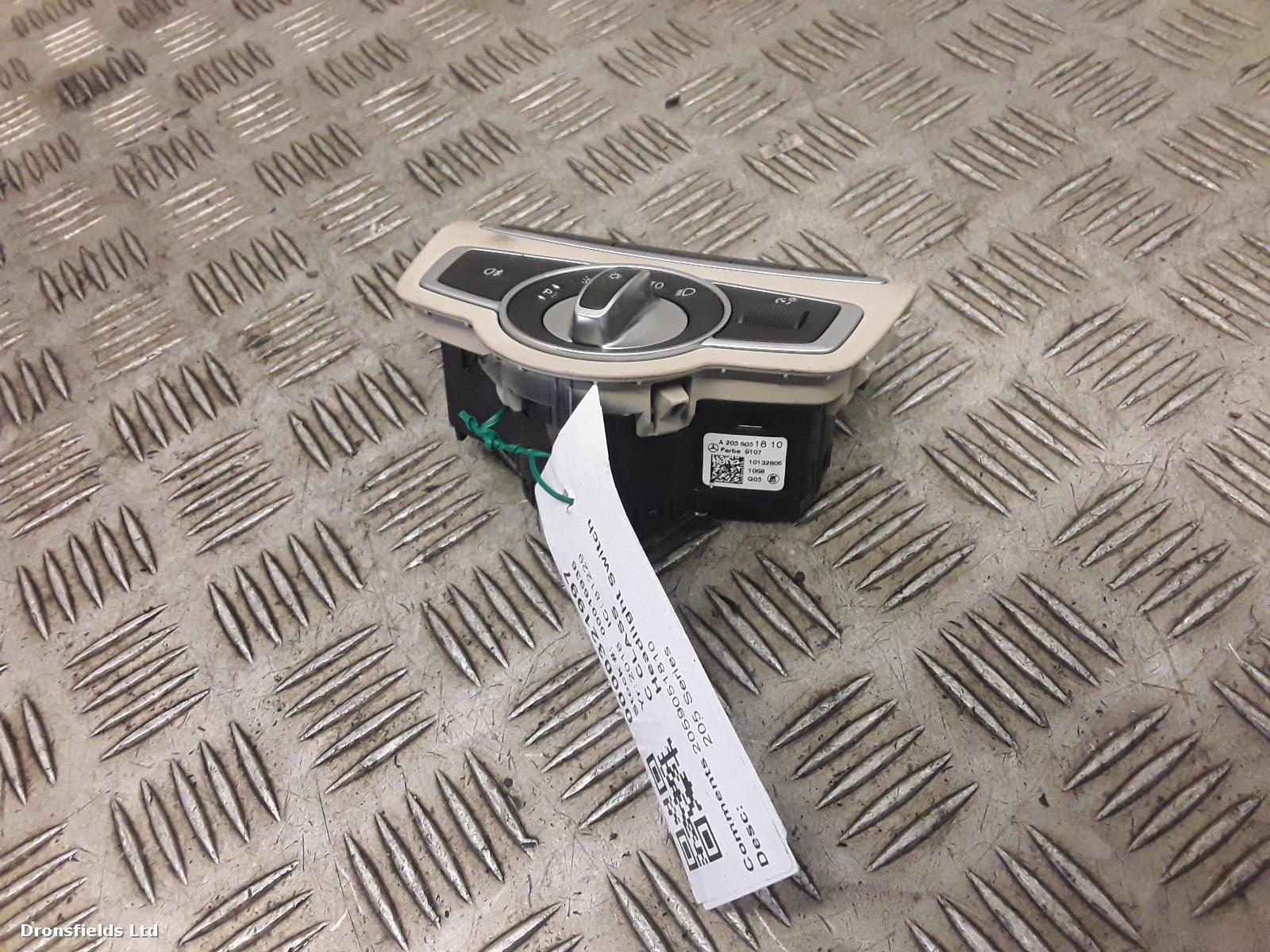 View Auto part Headlight Switch Mercedes C Class 2018