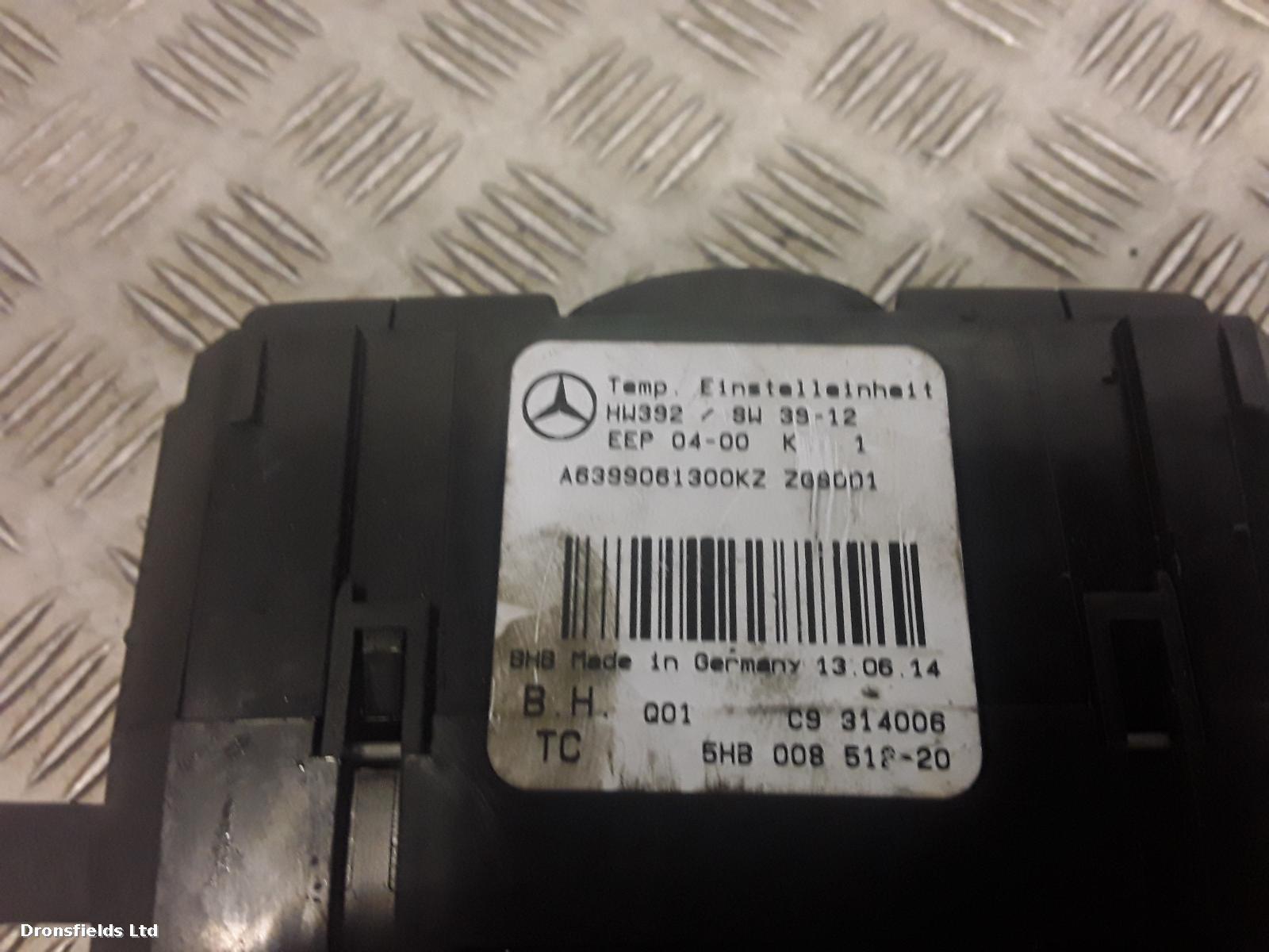 View Auto part Heater/AC Controller Mercedes Vito 2014