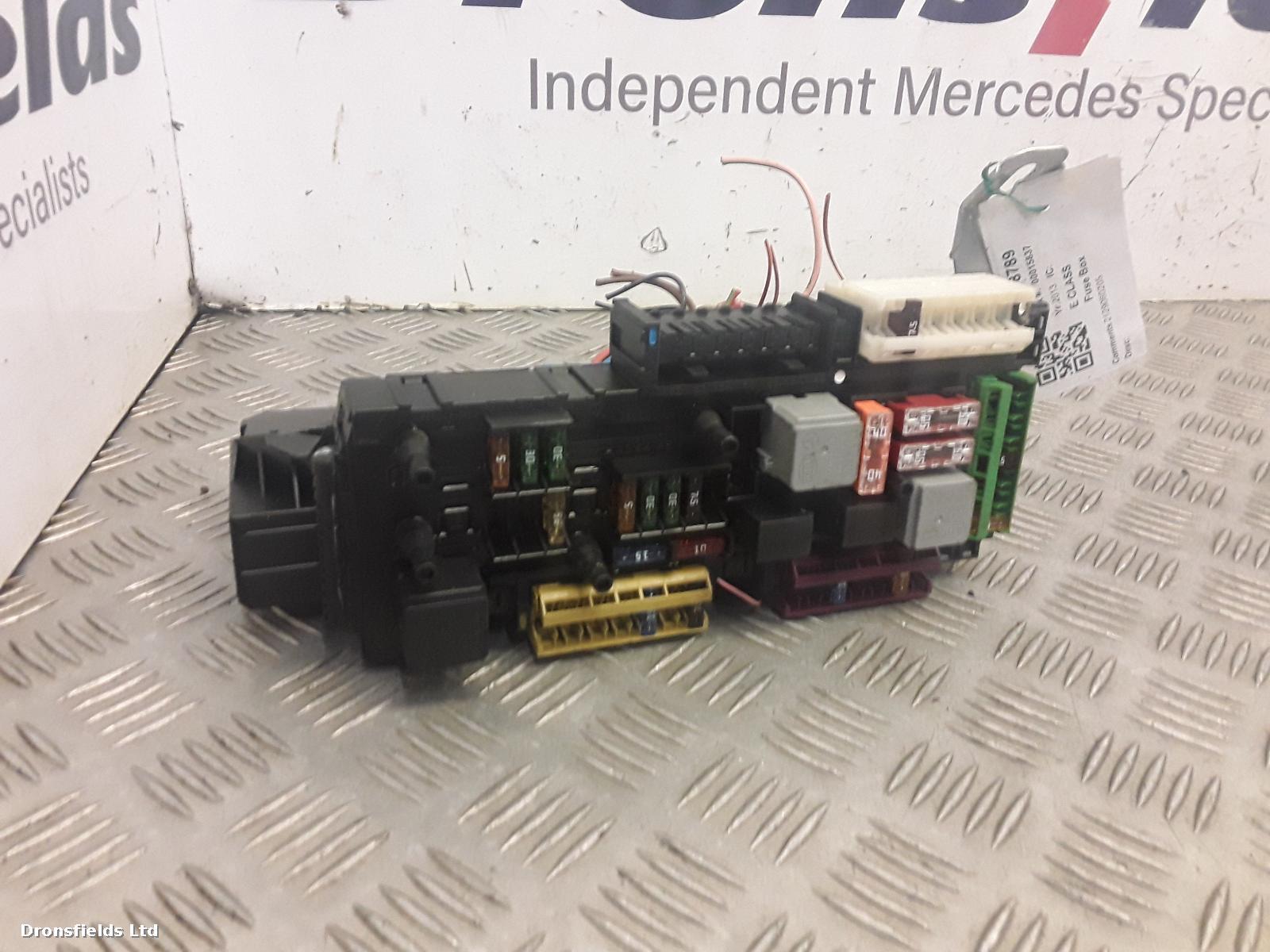 View Auto part Fuse Box Mercedes E Class 2013