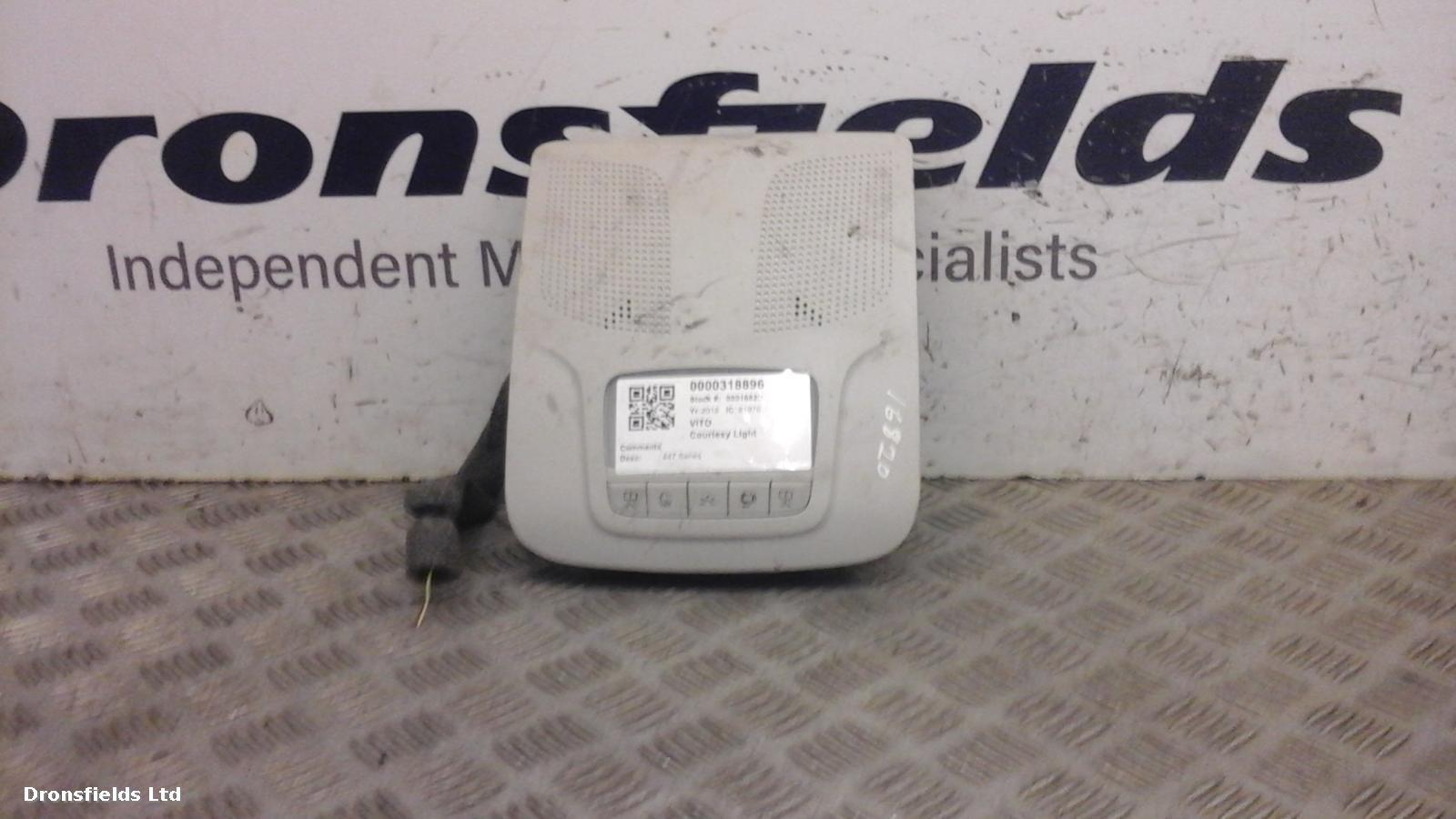 View Auto part Courtesy Light Mercedes Vito 2018