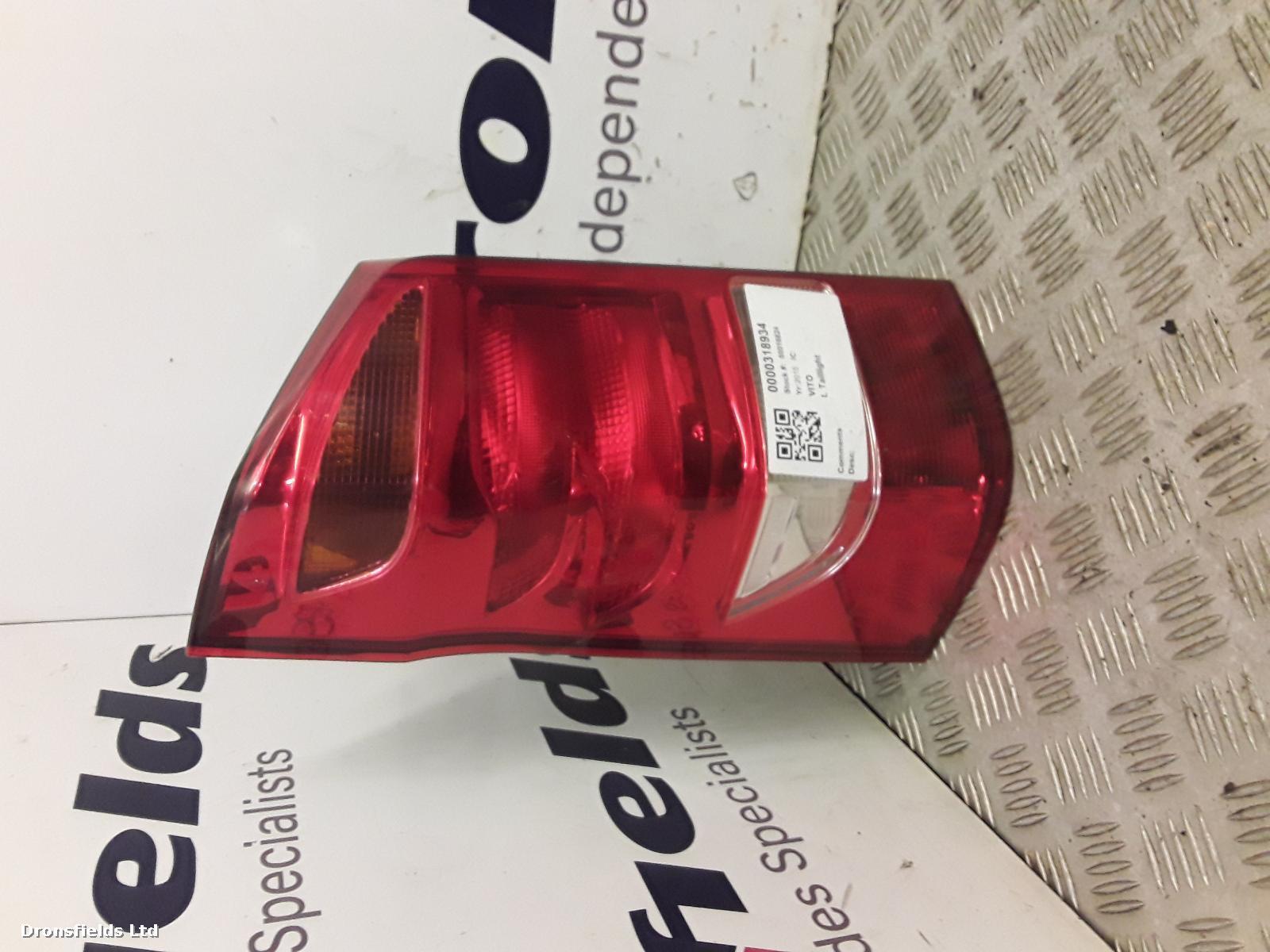 View Auto part L Taillight Mercedes Vito 2015