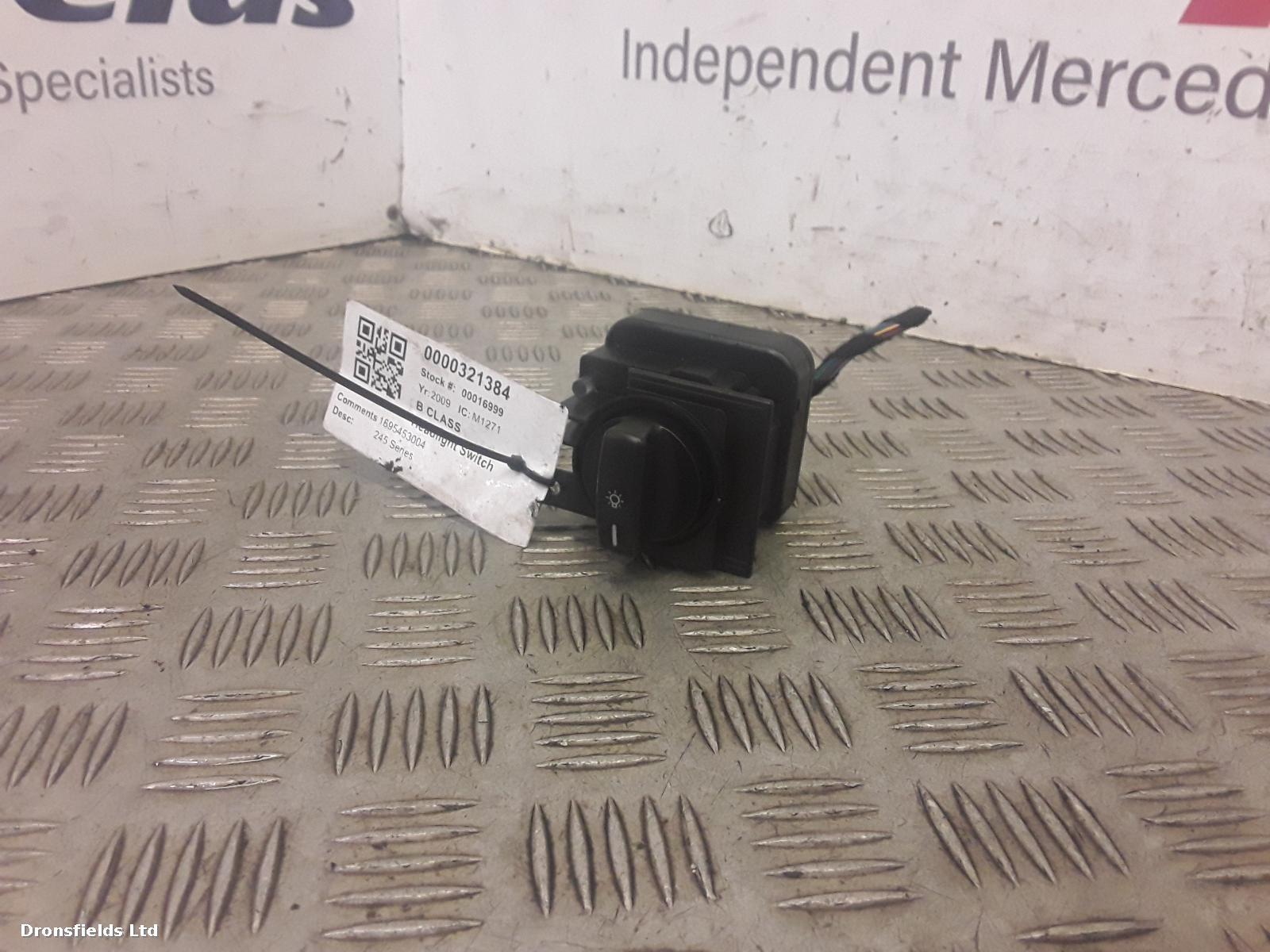 View Auto part Headlight Switch Mercedes B Class 2009
