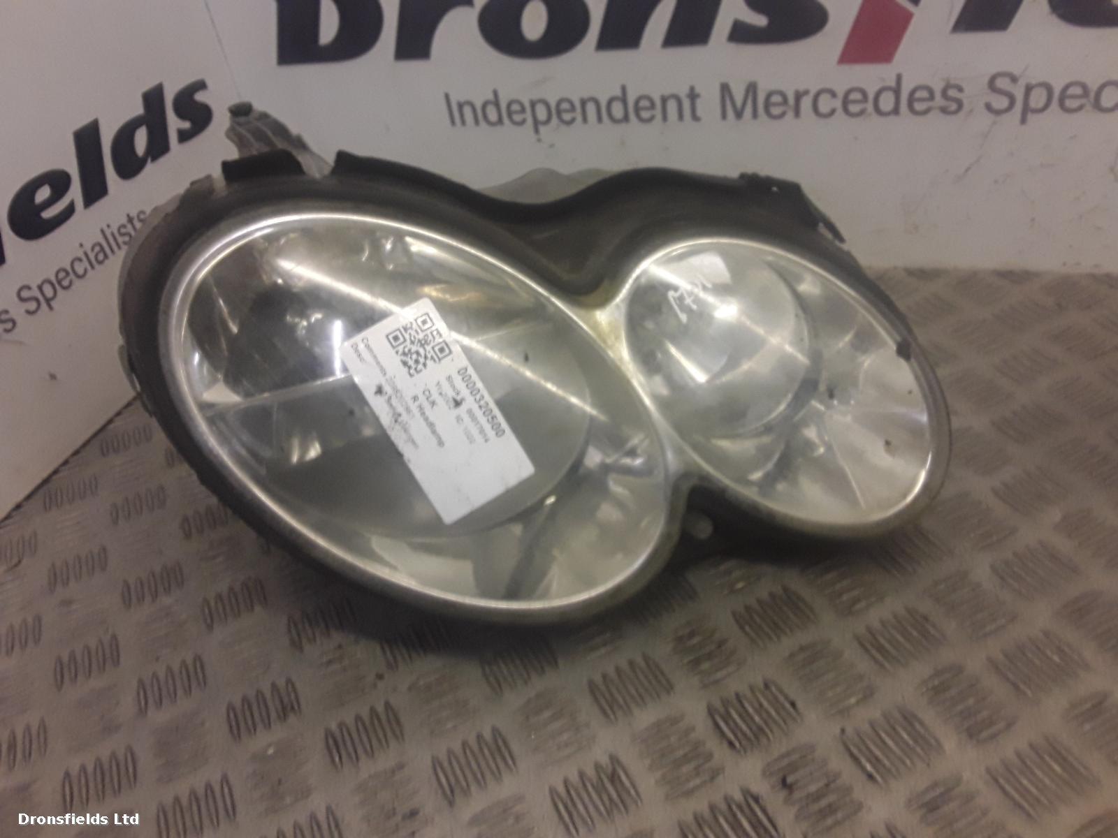 View Auto part R Headlamp Mercedes Clk 2002