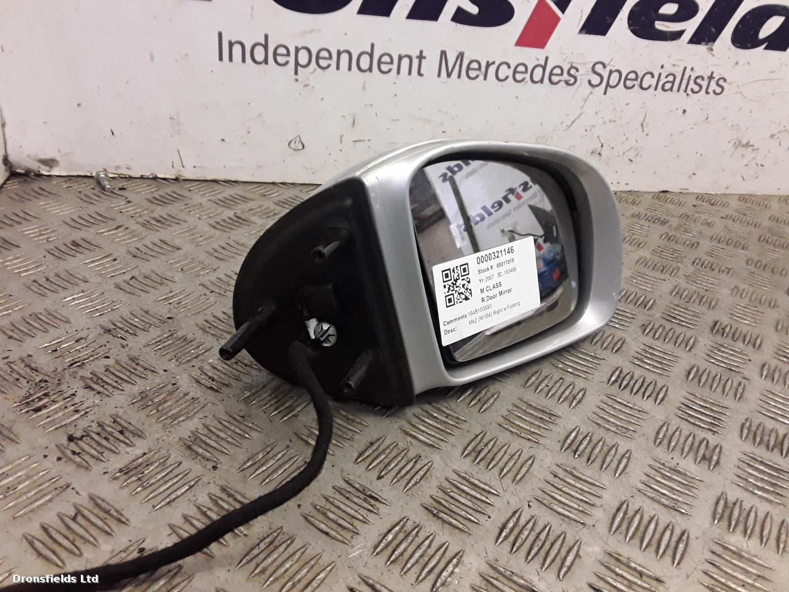 View Auto part R Door Mirror Mercedes M Class 2007