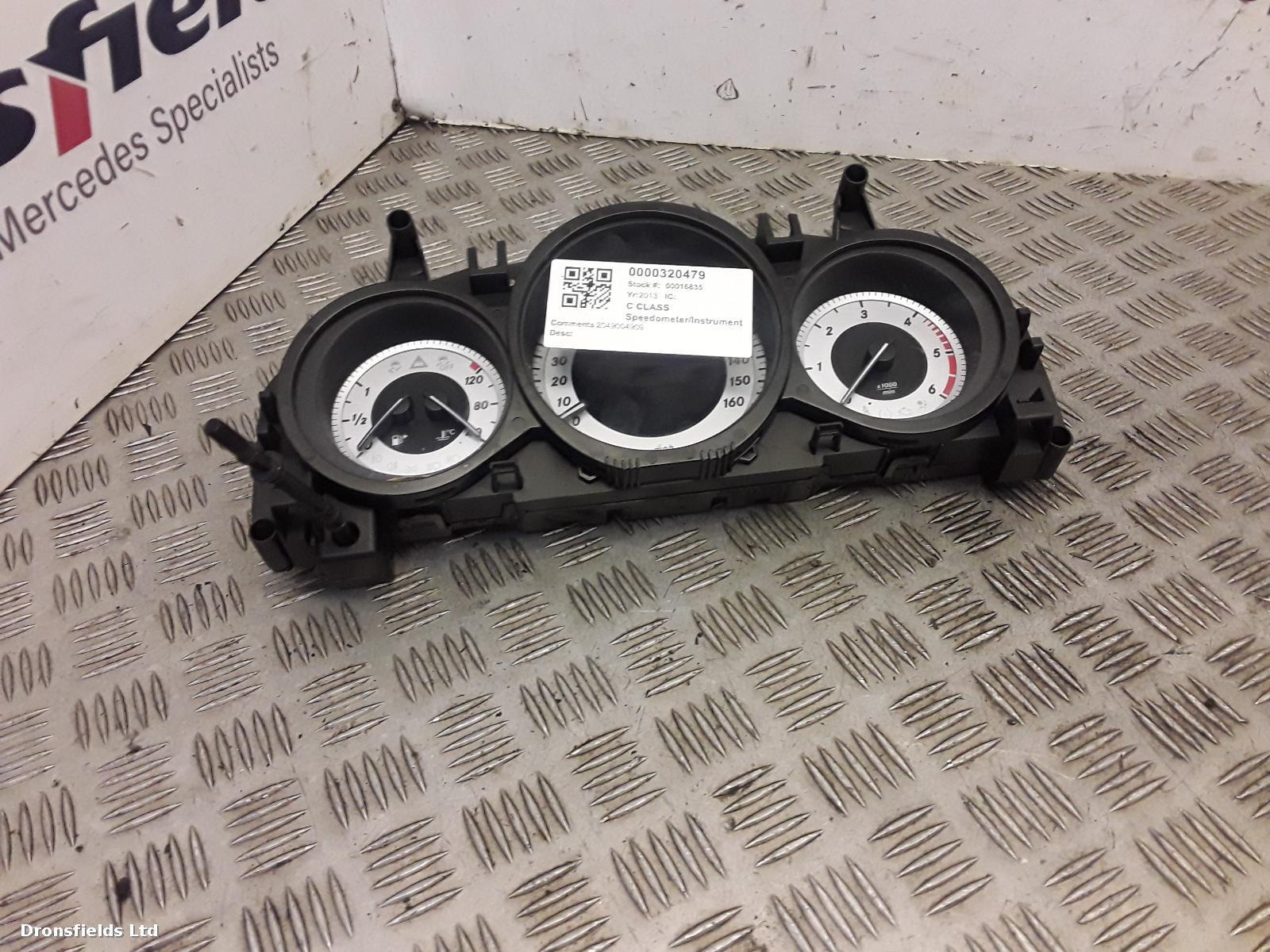 View Auto part Speedometer Mercedes C Class 2013
