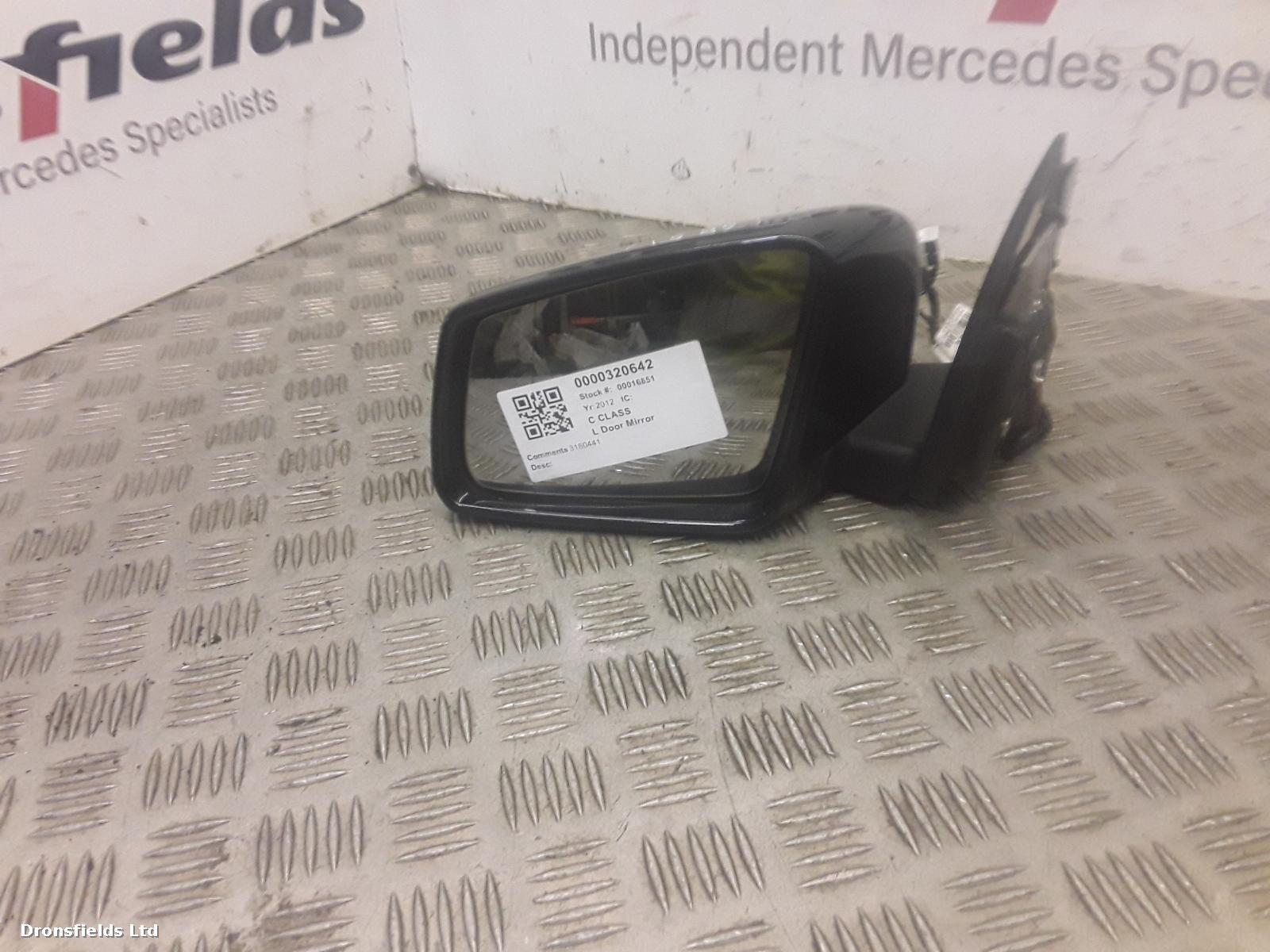 View Auto part L Door Mirror Mercedes C Class 2012