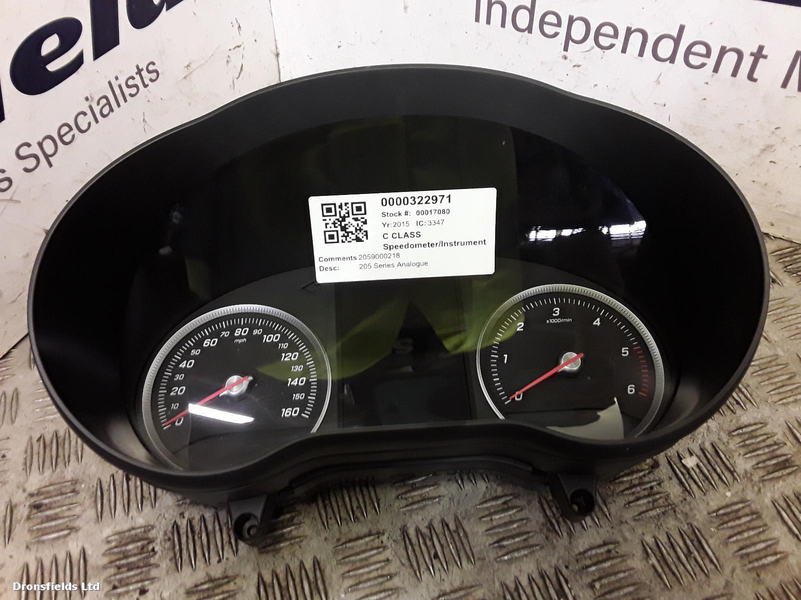 View Auto part Speedometer Mercedes C Class 2015