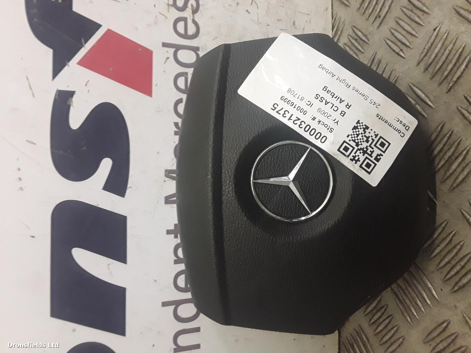 View Auto part R Air Bag Mercedes B Class 2009
