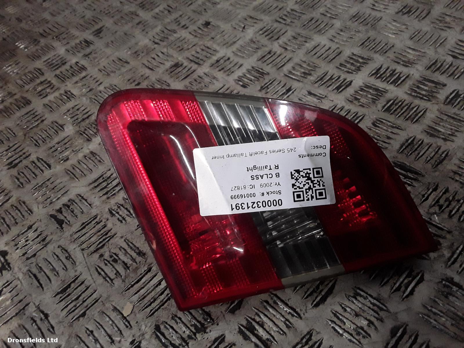View Auto part R Taillight Mercedes B Class 2009