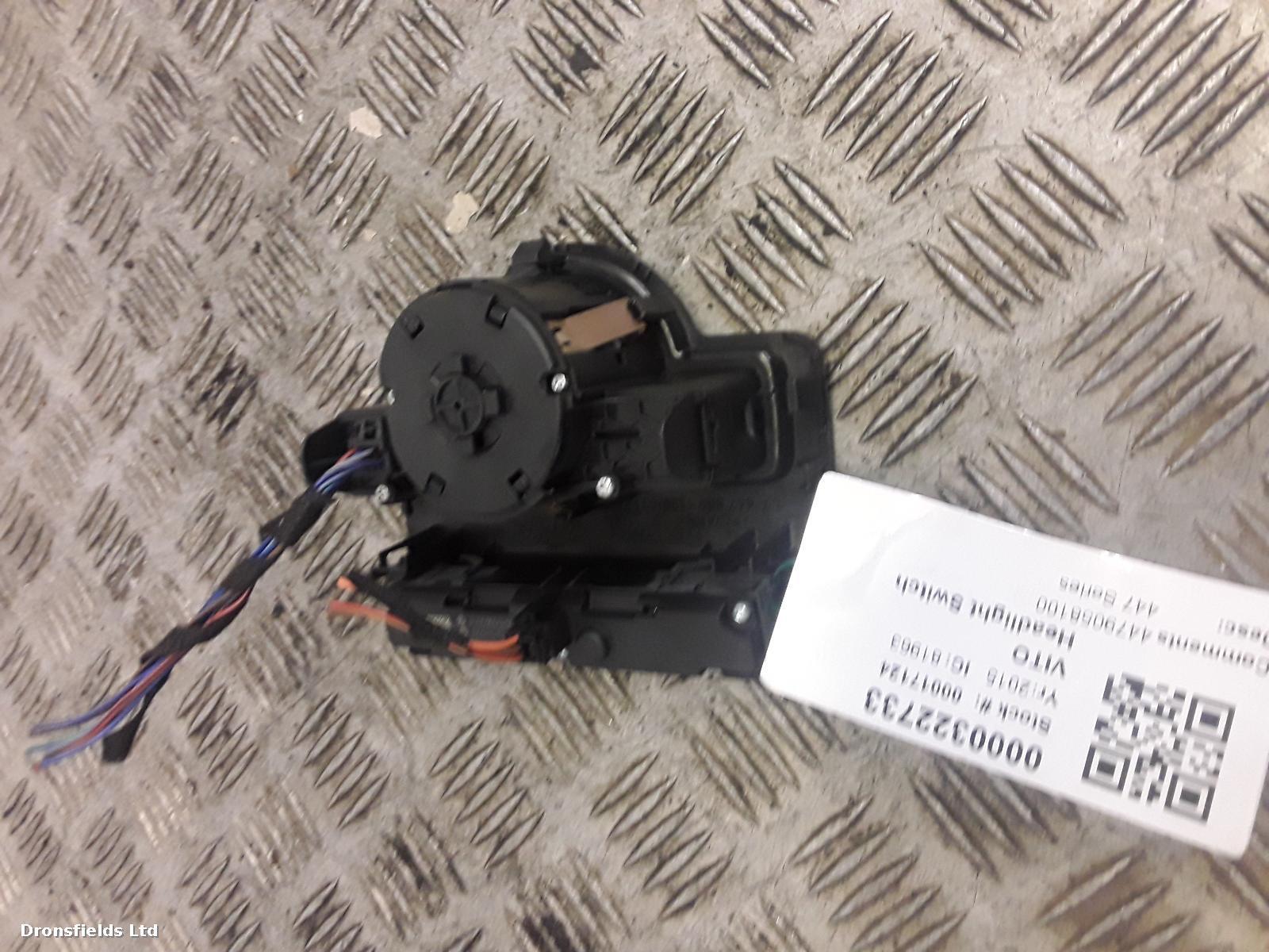 View Auto part Headlight Switch Mercedes Vito 2015