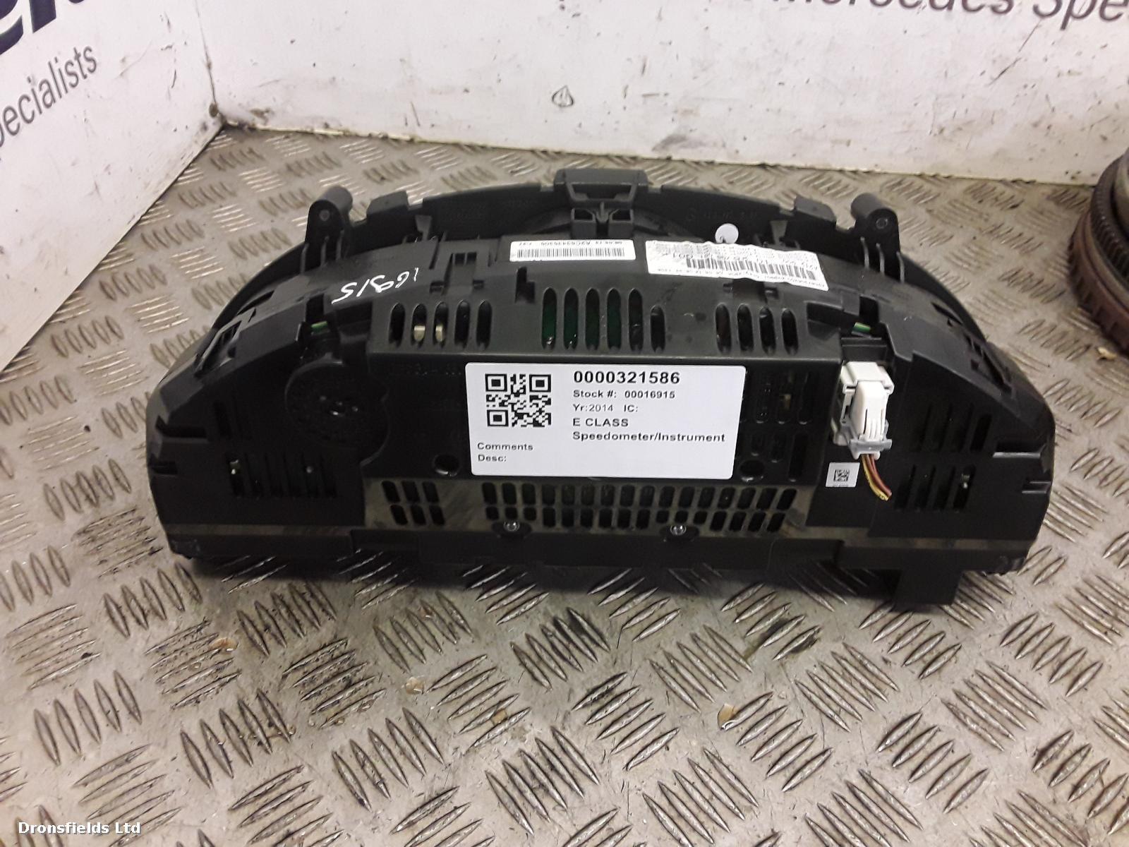 View Auto part Speedometer Mercedes E Class 2014