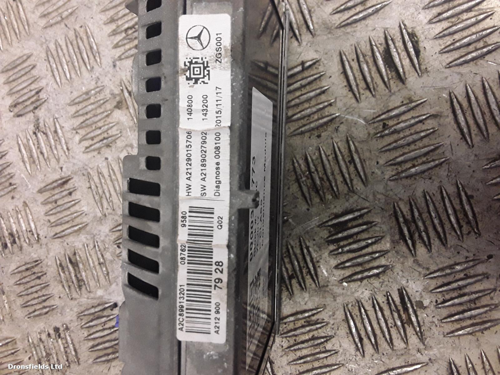 View Auto part Convenience Module Mercedes E Class 2017