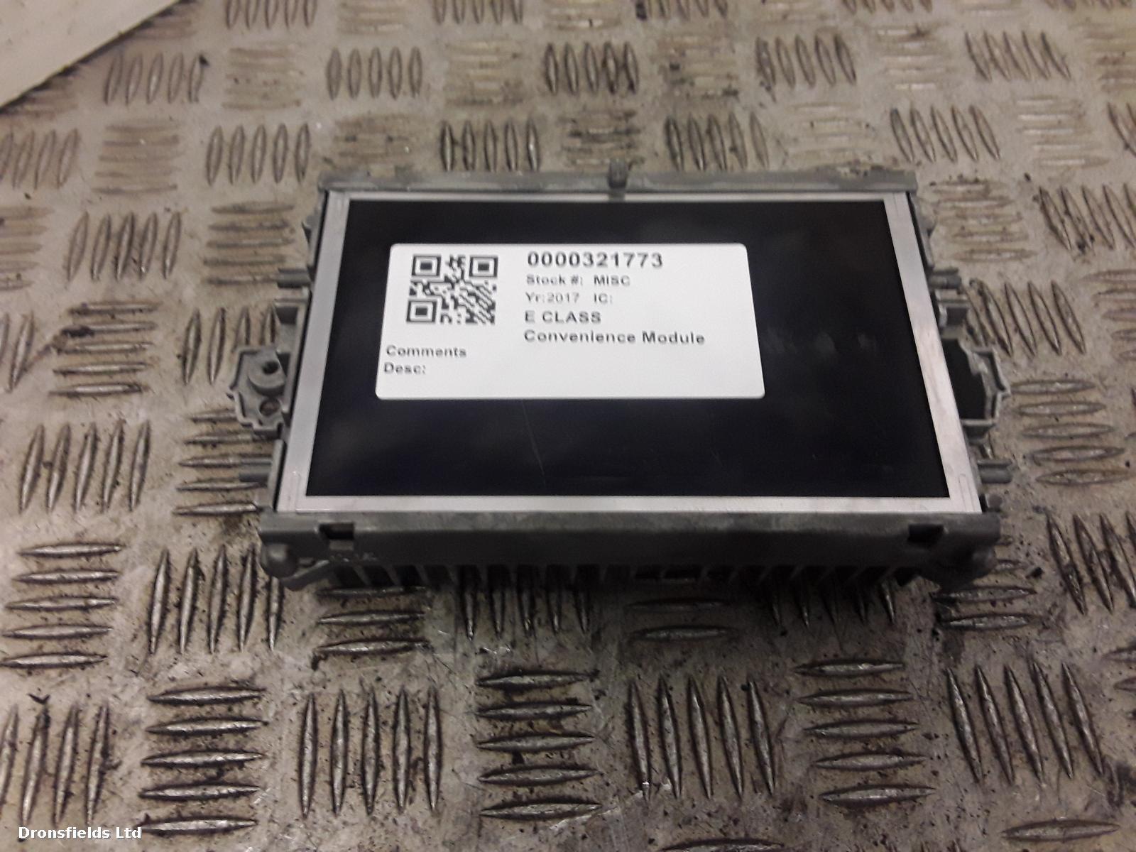 View Auto part Convenience Module Mercedes E Class 2017