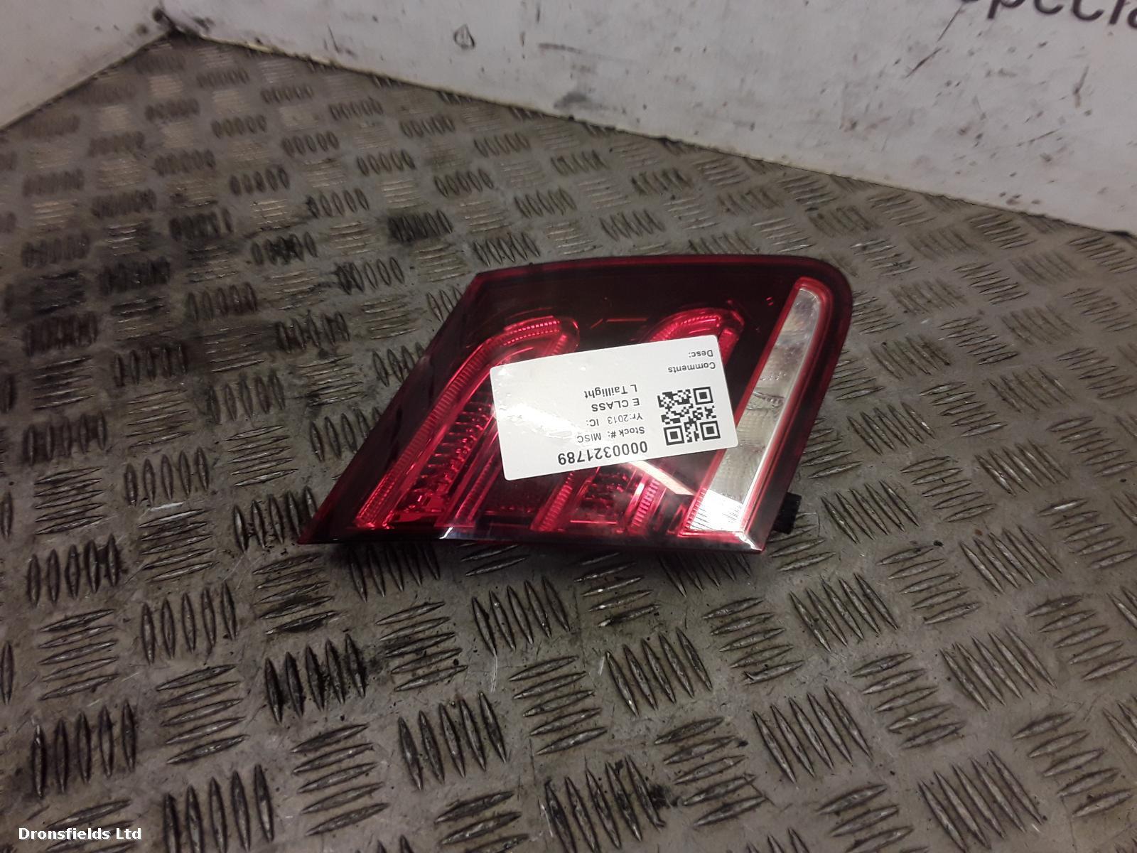 View Auto part L Taillight Mercedes E Class 2013
