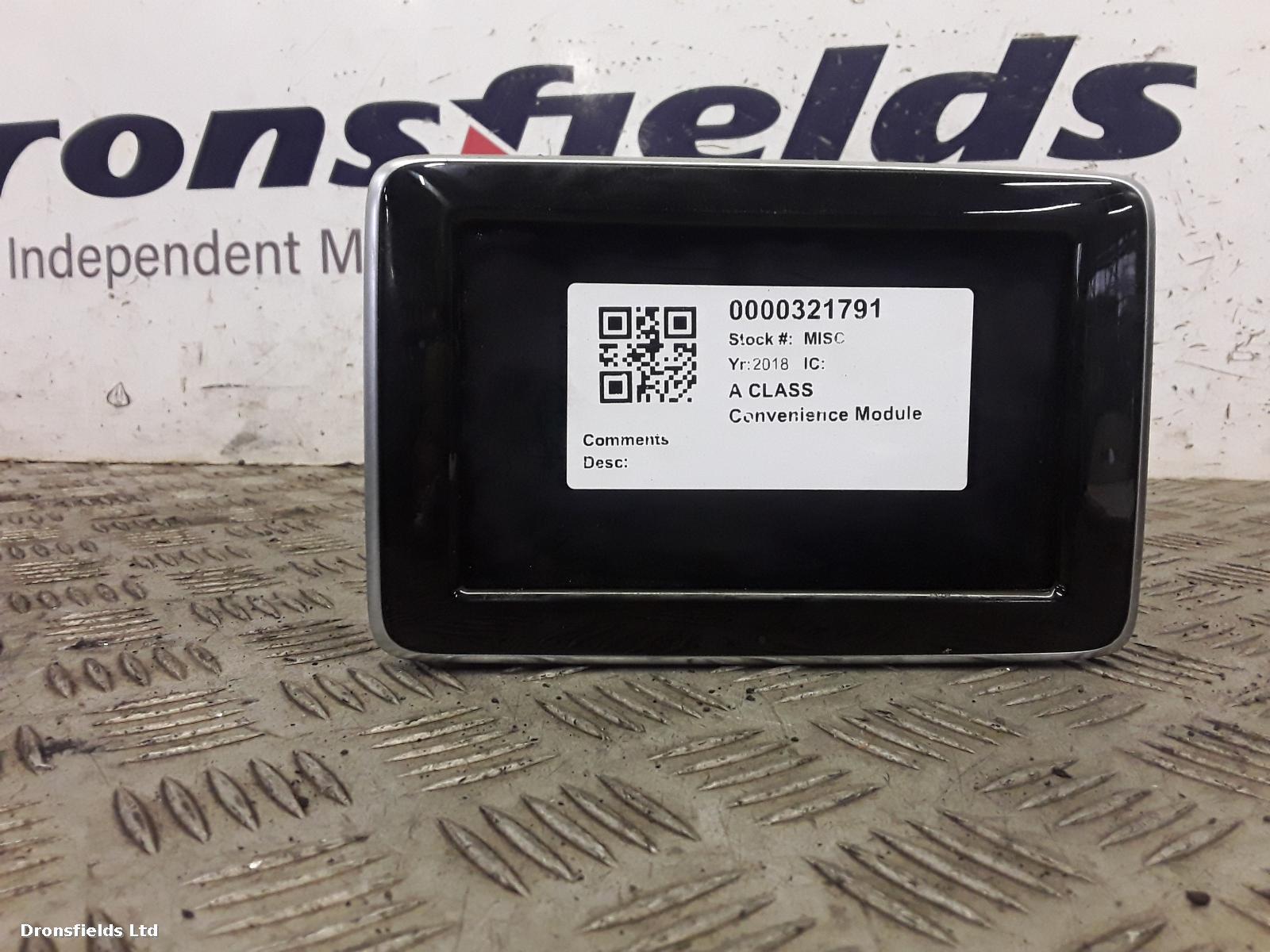 View Auto part Convenience Module Mercedes A Class 2018
