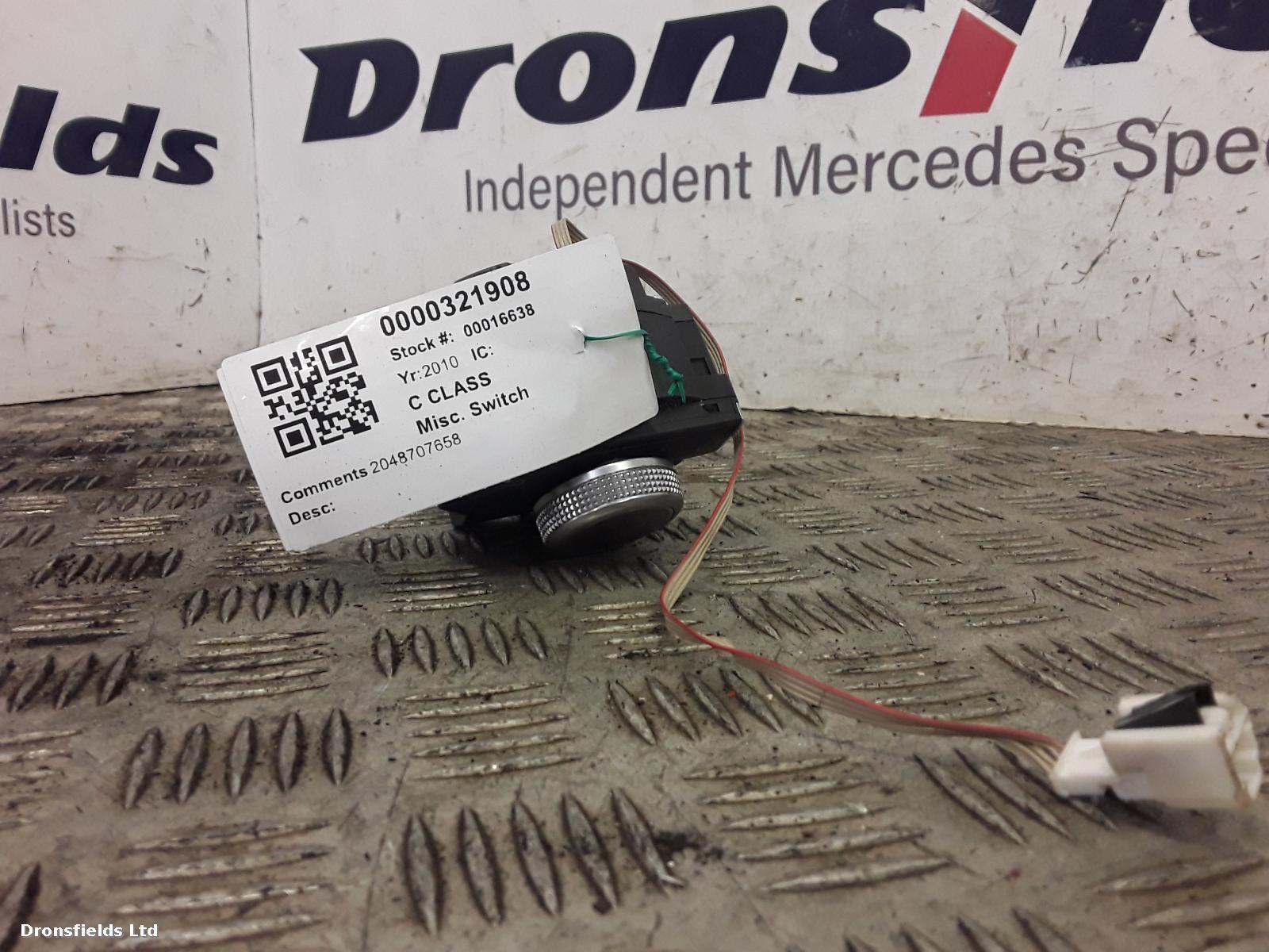 View Auto part Misc Switch Mercedes C Class 2010