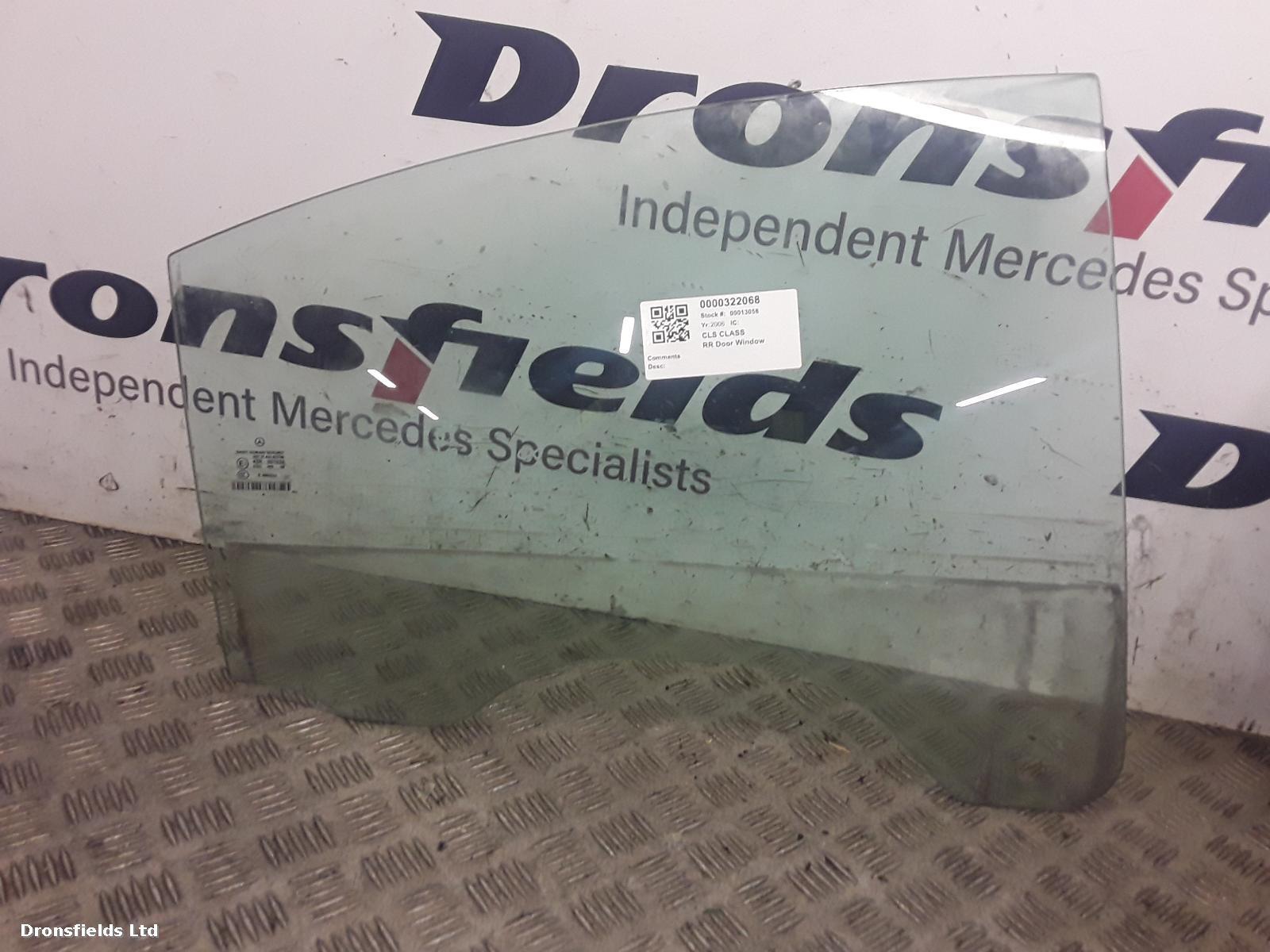 View Auto part RR Door Window Mercedes Cls Class 2006
