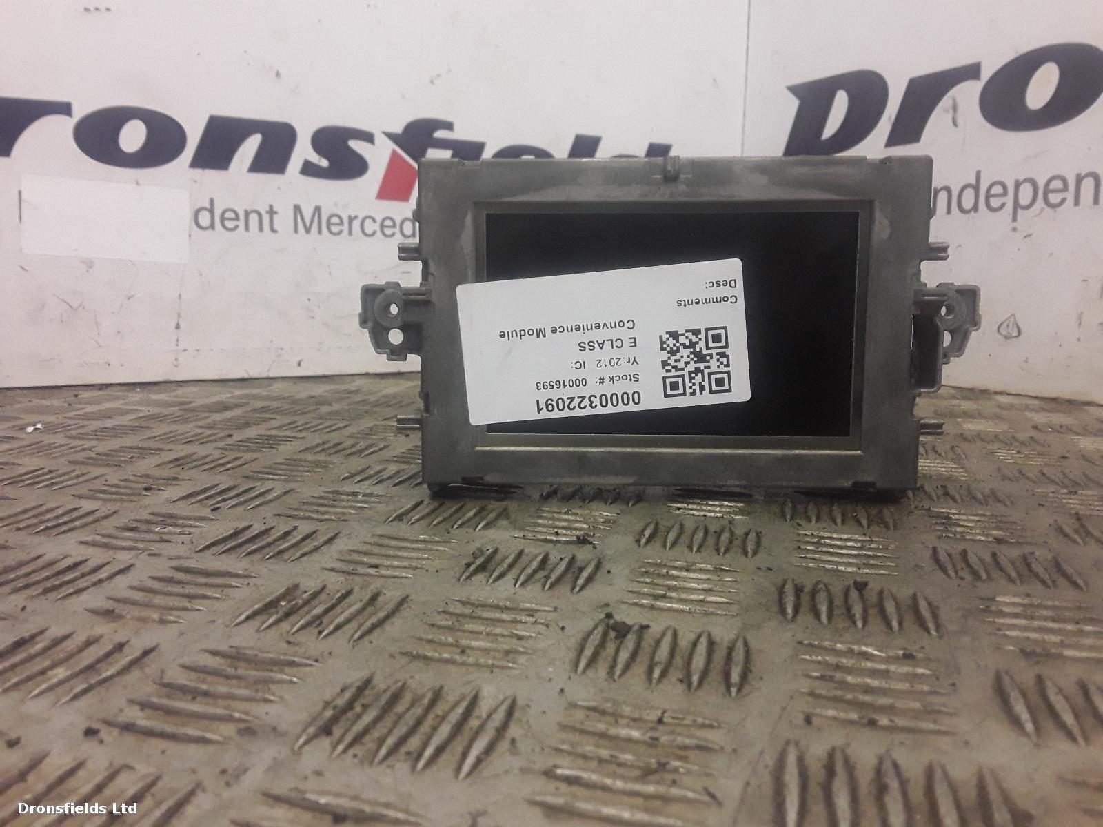 View Auto part Convenience Module Mercedes E Class 2012