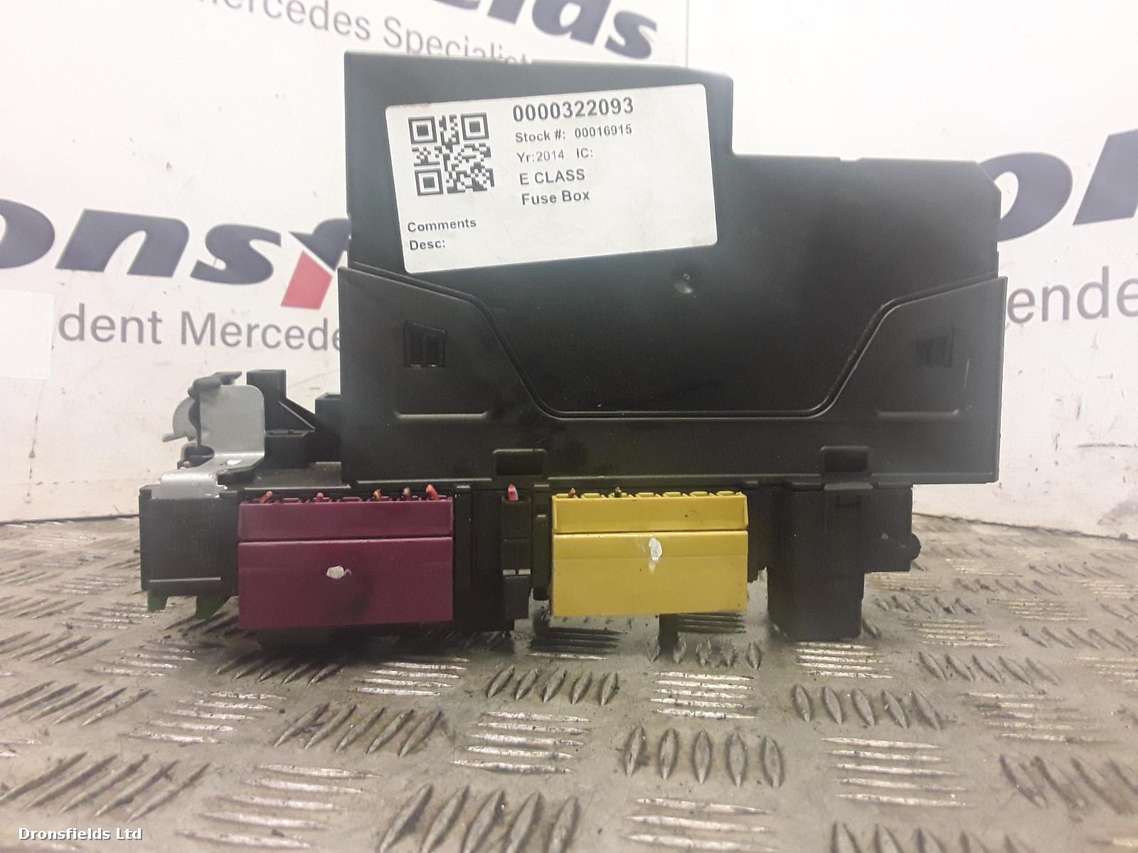 View Auto part Fuse Box Mercedes E Class 2014