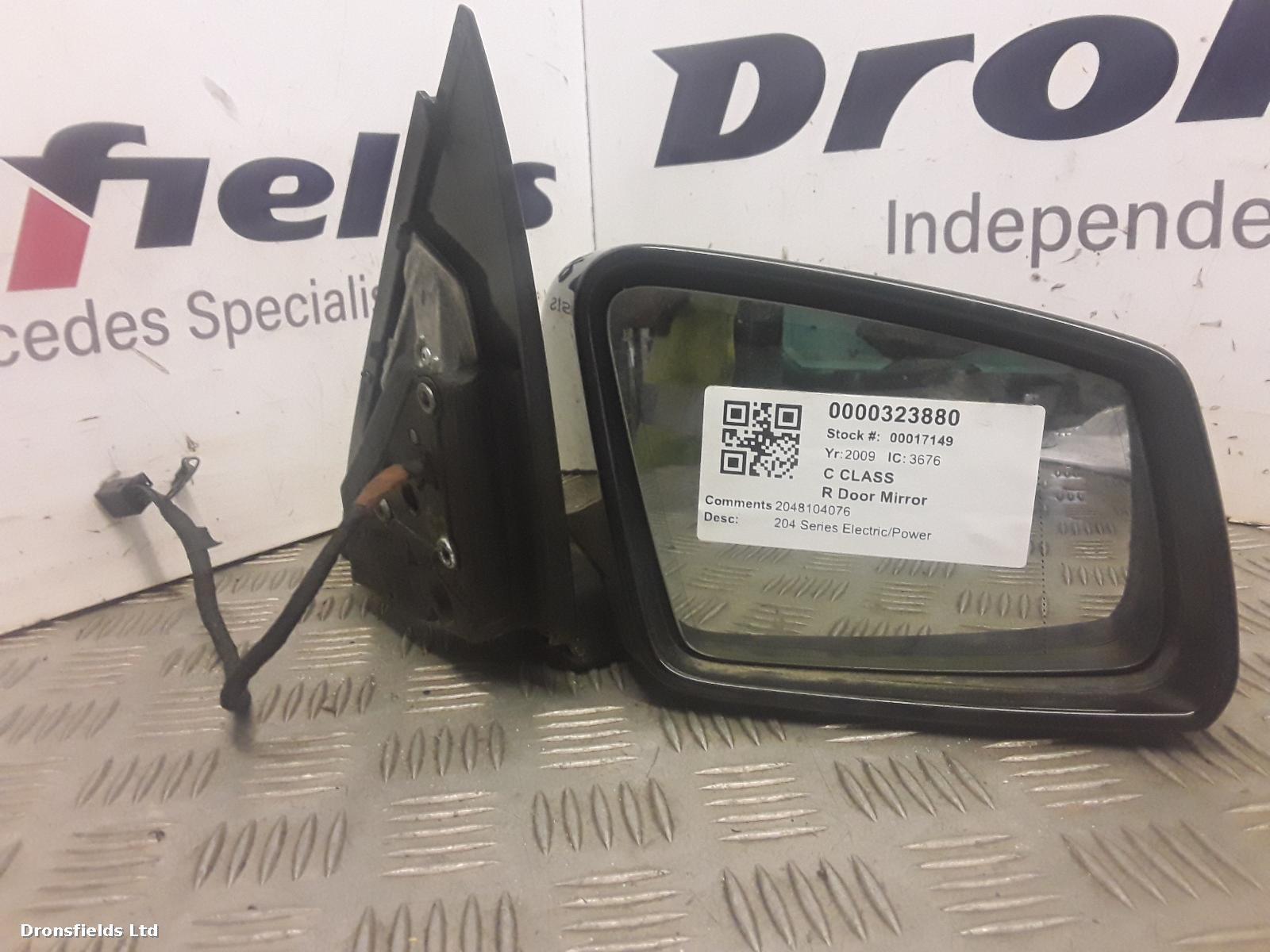 View Auto part R Door Mirror Mercedes C Class 2009