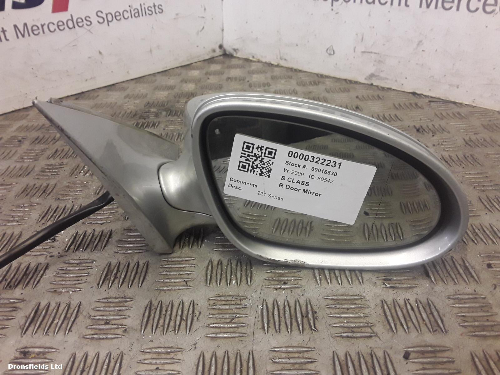 View Auto part R Door Mirror Mercedes S Class 2009