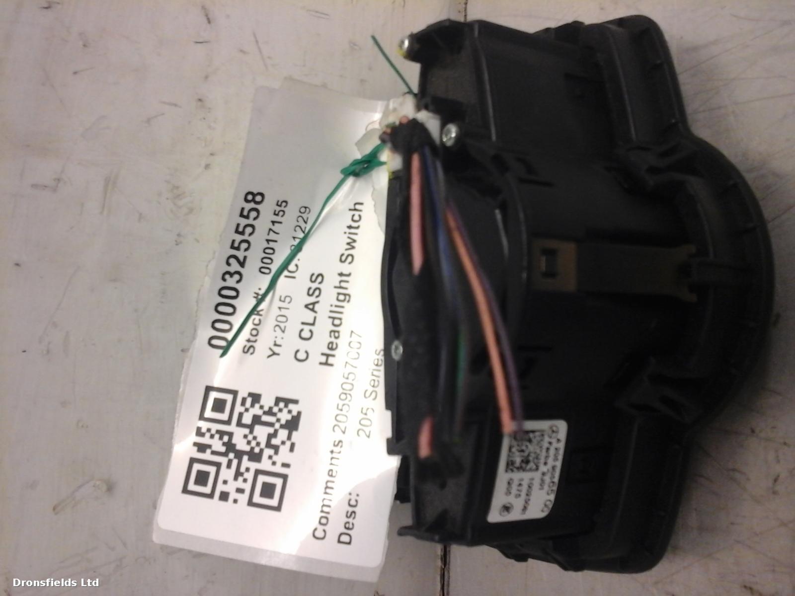 View Auto part Headlight Switch Mercedes C Class 2015