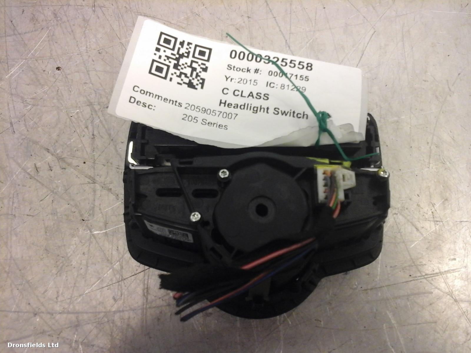 View Auto part Headlight Switch Mercedes C Class 2015