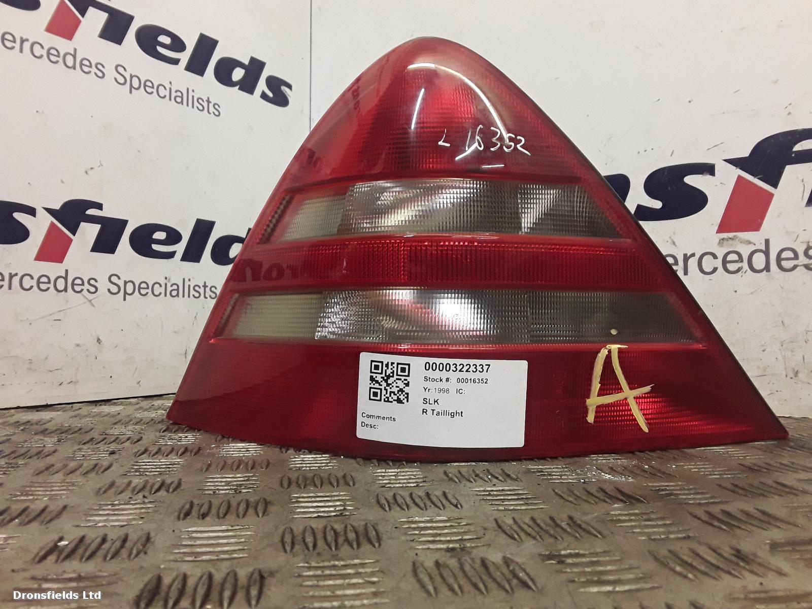 View Auto part R Taillight Mercedes Slk 1998