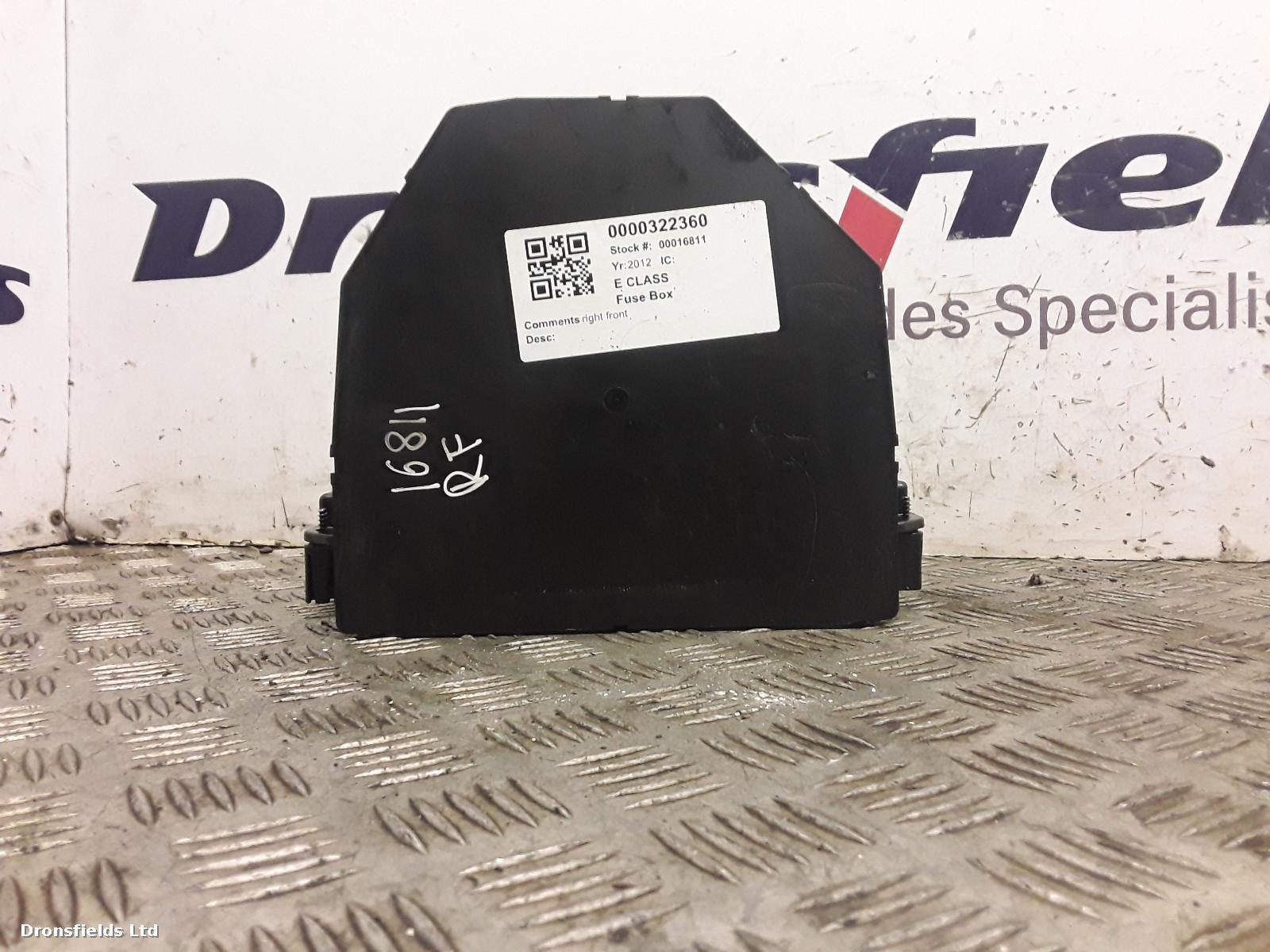 View Auto part Fuse Box Mercedes E Class 2012