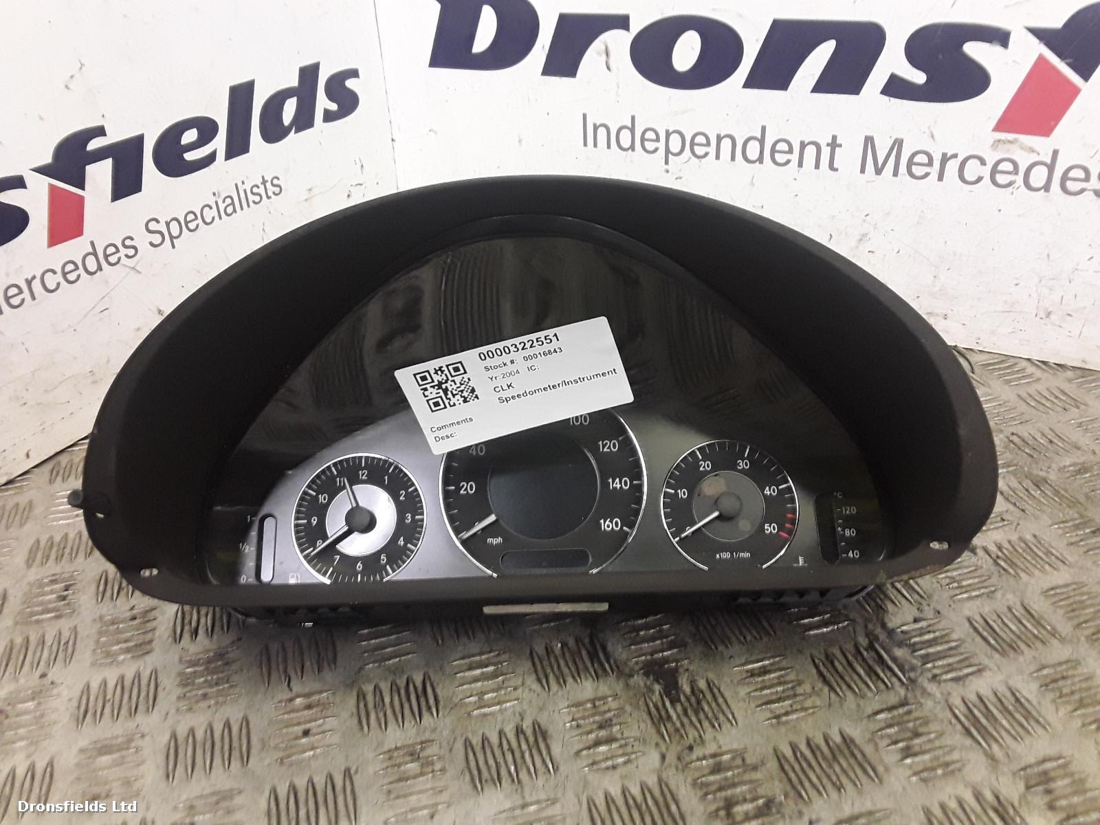 View Auto part Speedometer Mercedes Clk 2004