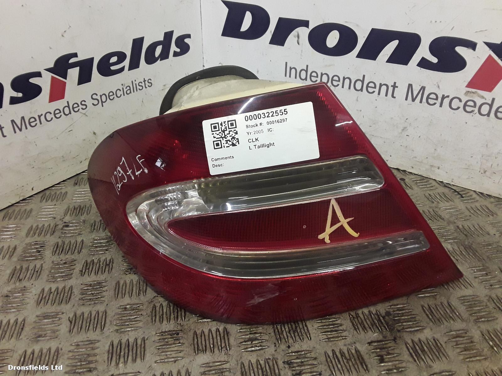 View Auto part L Taillight Mercedes Clk 2005