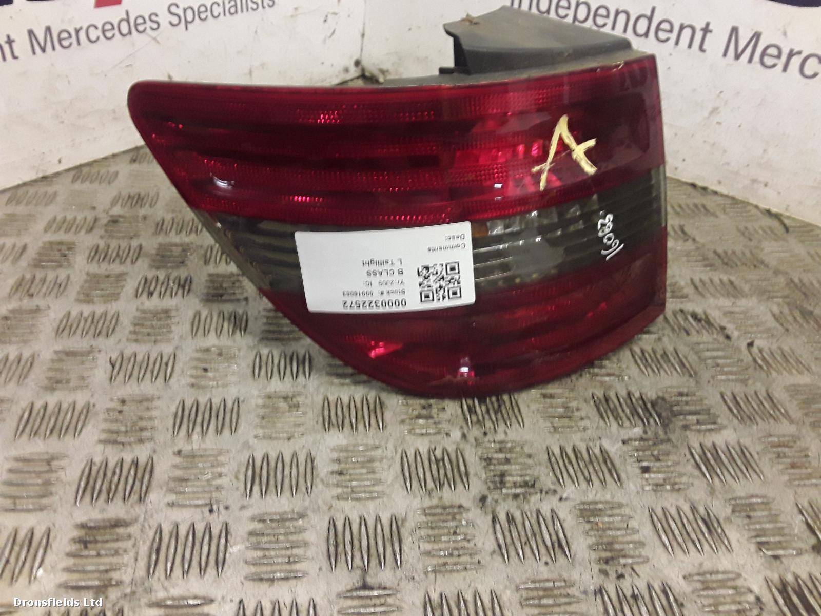 View Auto part L Taillight Mercedes B Class 2009
