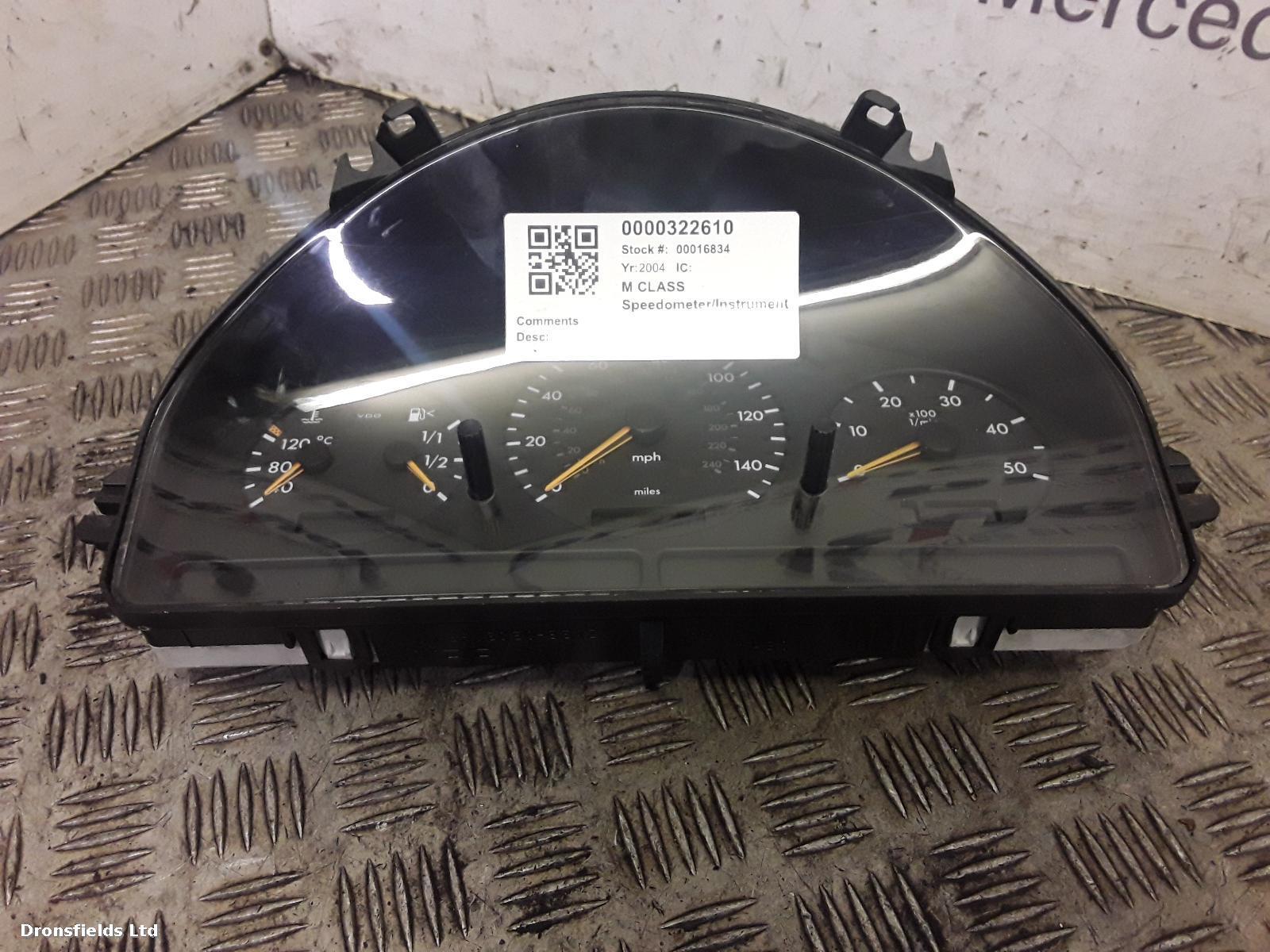 View Auto part Speedometer Mercedes M Class 2004