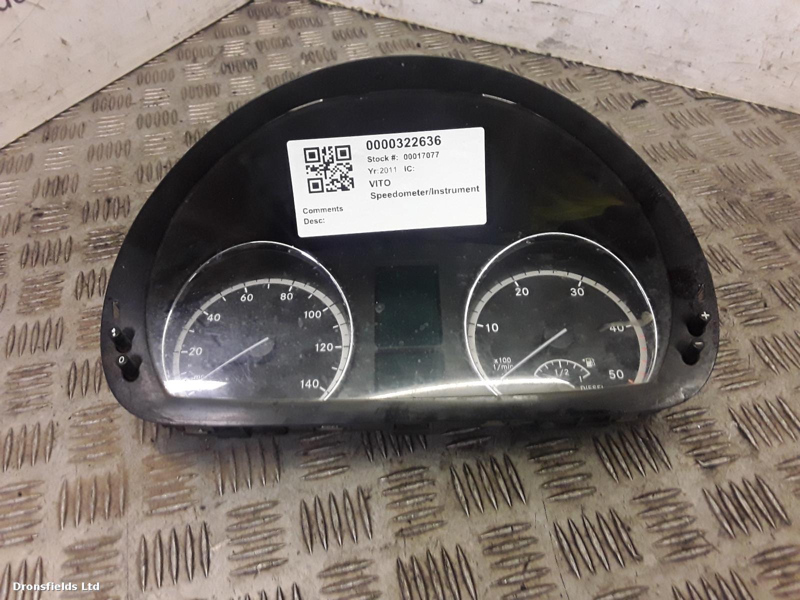 View Auto part Speedometer Mercedes Vito 2011