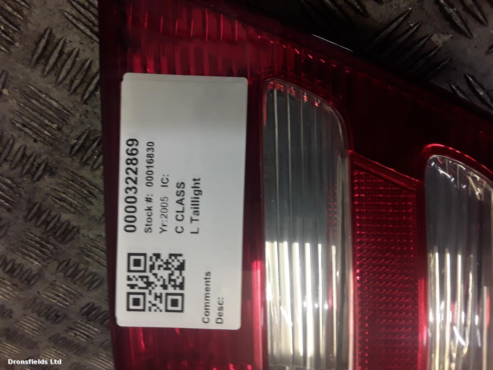 View Auto part L Taillight Mercedes C Class 2005