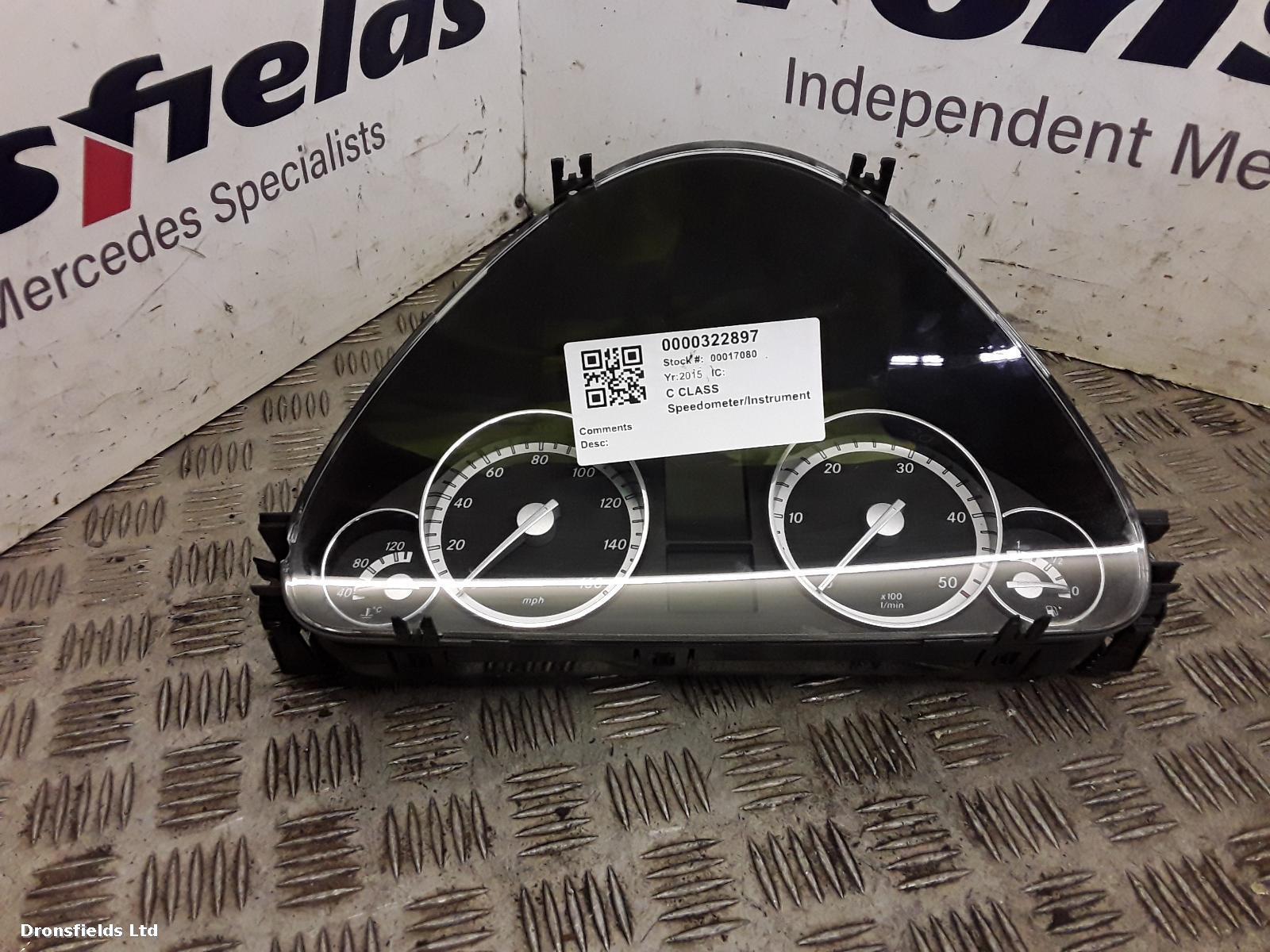View Auto part Speedometer Mercedes C Class 2015