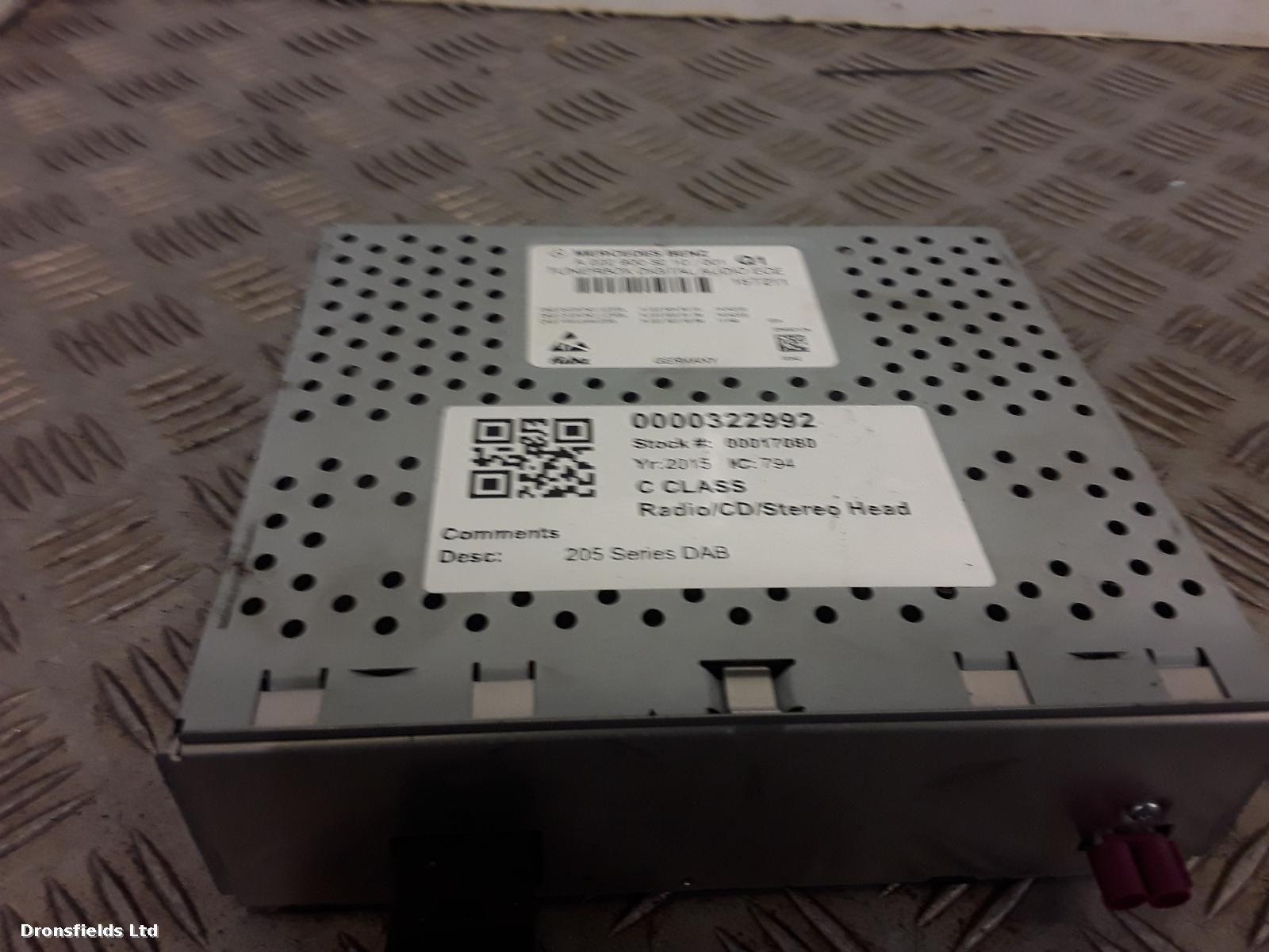 View Auto part A/V Equipment Mercedes C Class 2015