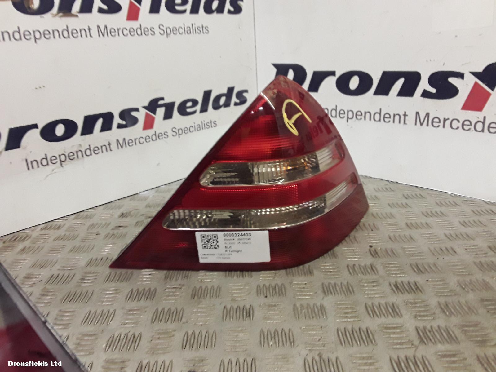 View Auto part R Taillight Mercedes Slk 2000