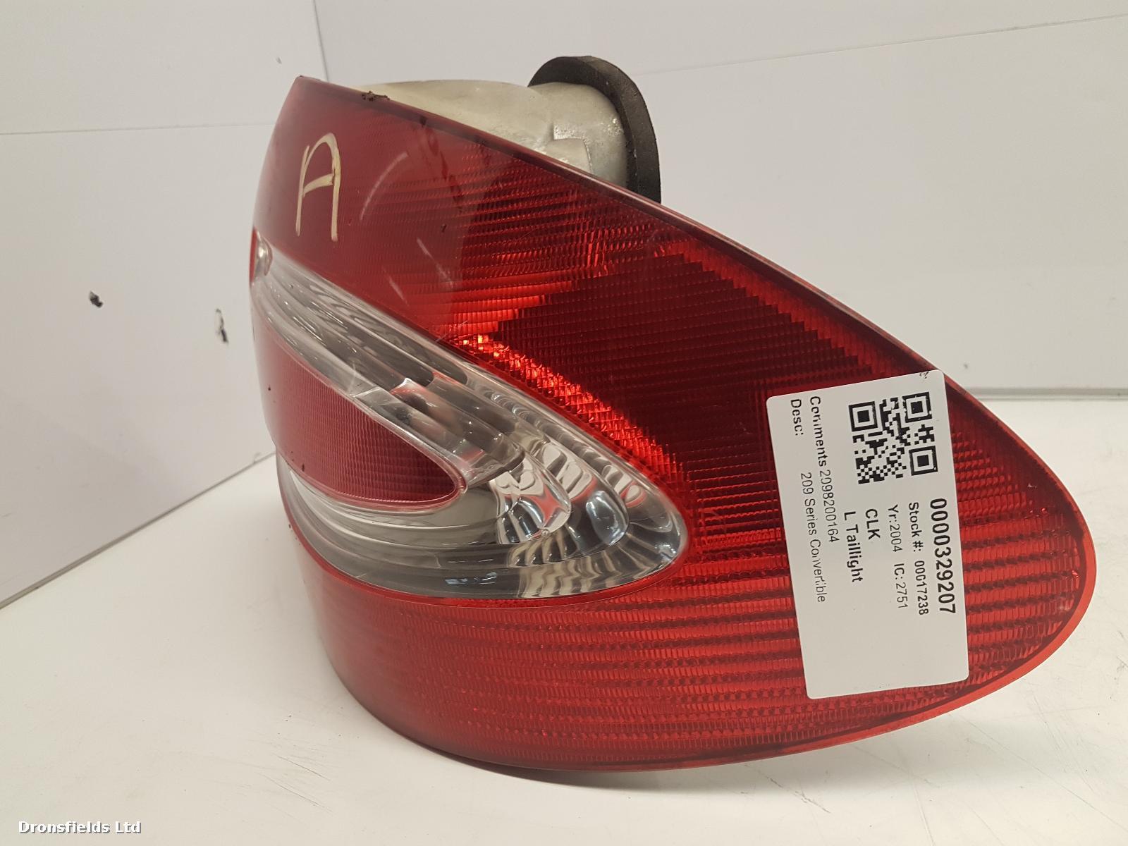 View Auto part L Taillight Mercedes Clk 2004