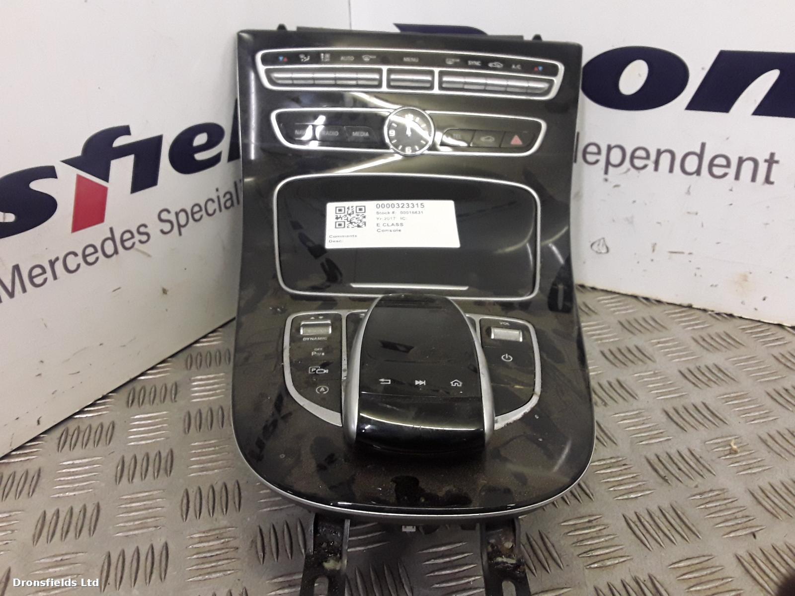View Auto part Console Mercedes E Class 2017