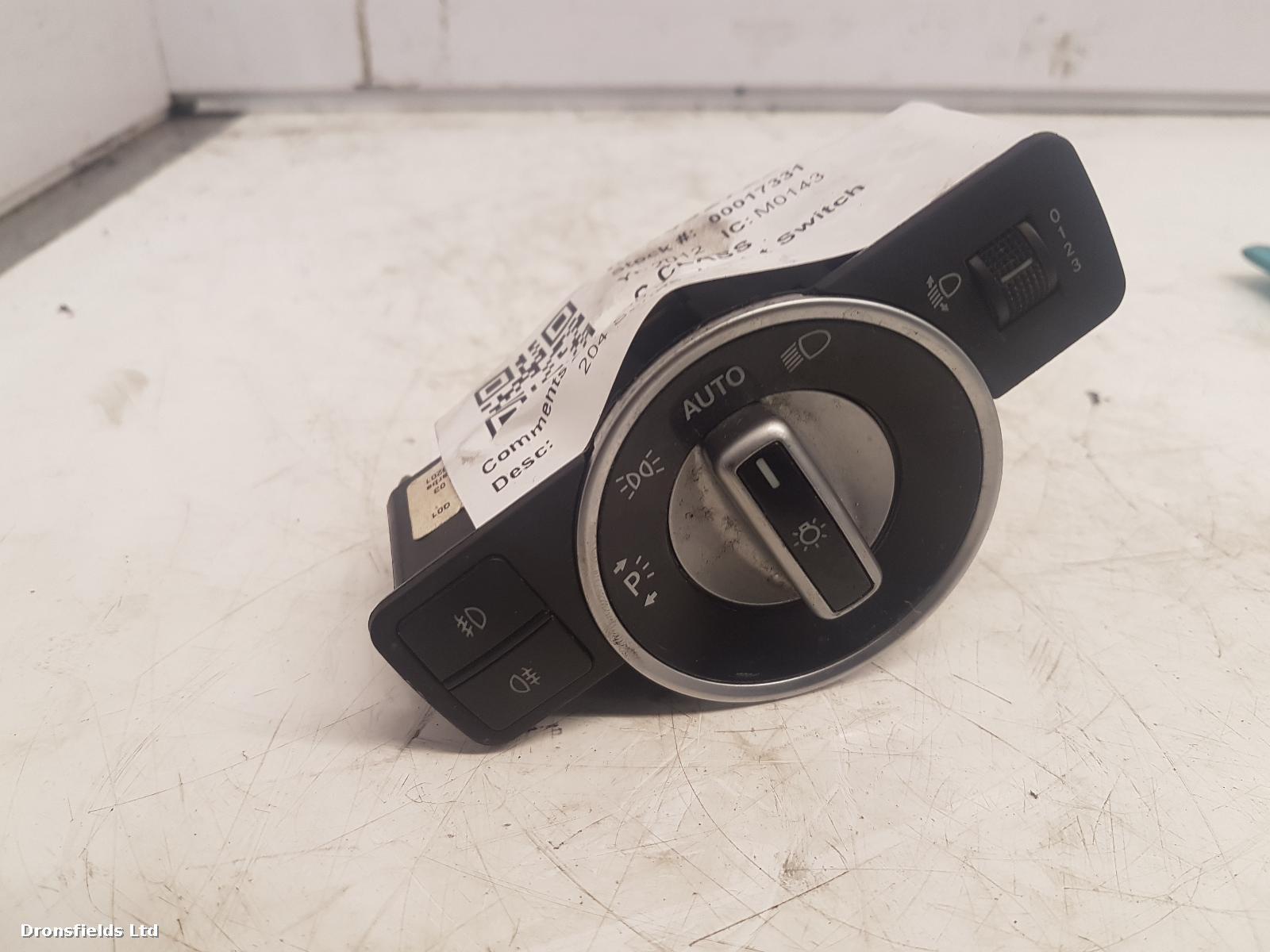 View Auto part Headlight Switch Mercedes C Class 2012