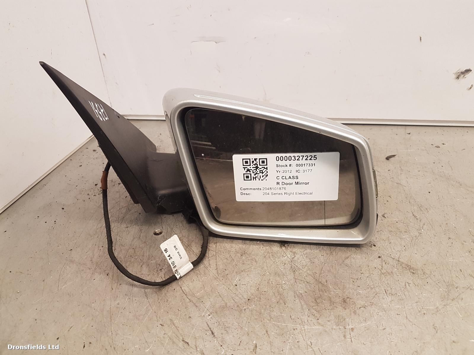 View Auto part R Door Mirror Mercedes C Class 2012