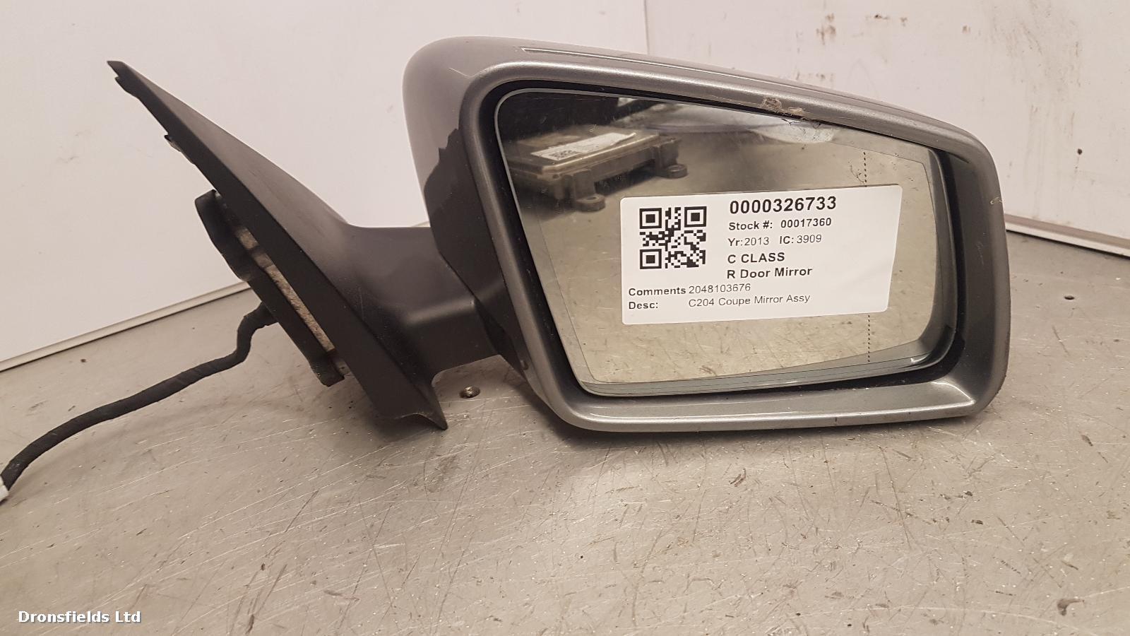 View Auto part R Door Mirror Mercedes C Class 2013